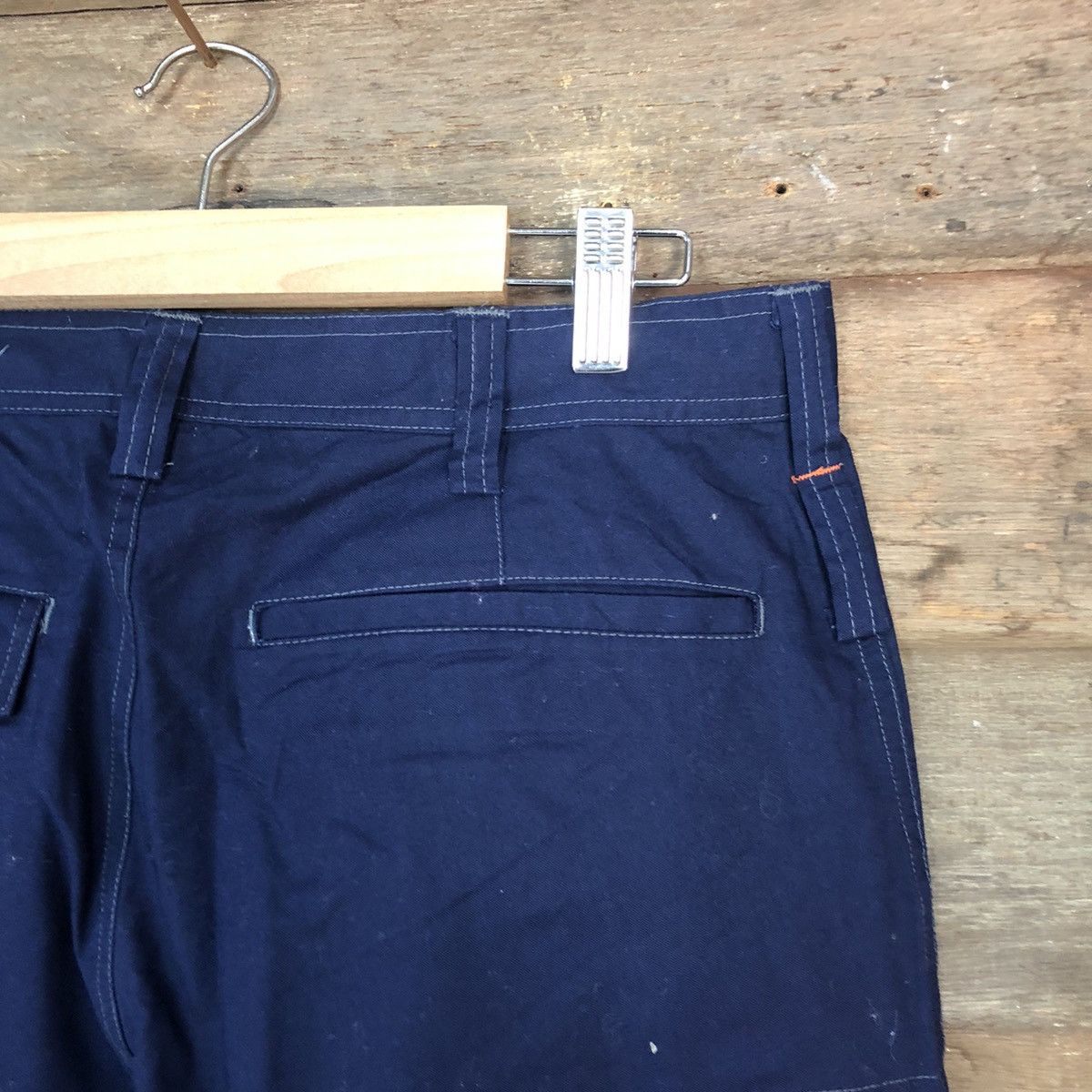 Japanese Brand DL Ladibon Dark Blue Cargo Multipocket Pants #1884 Size US 31 - 14 Thumbnail