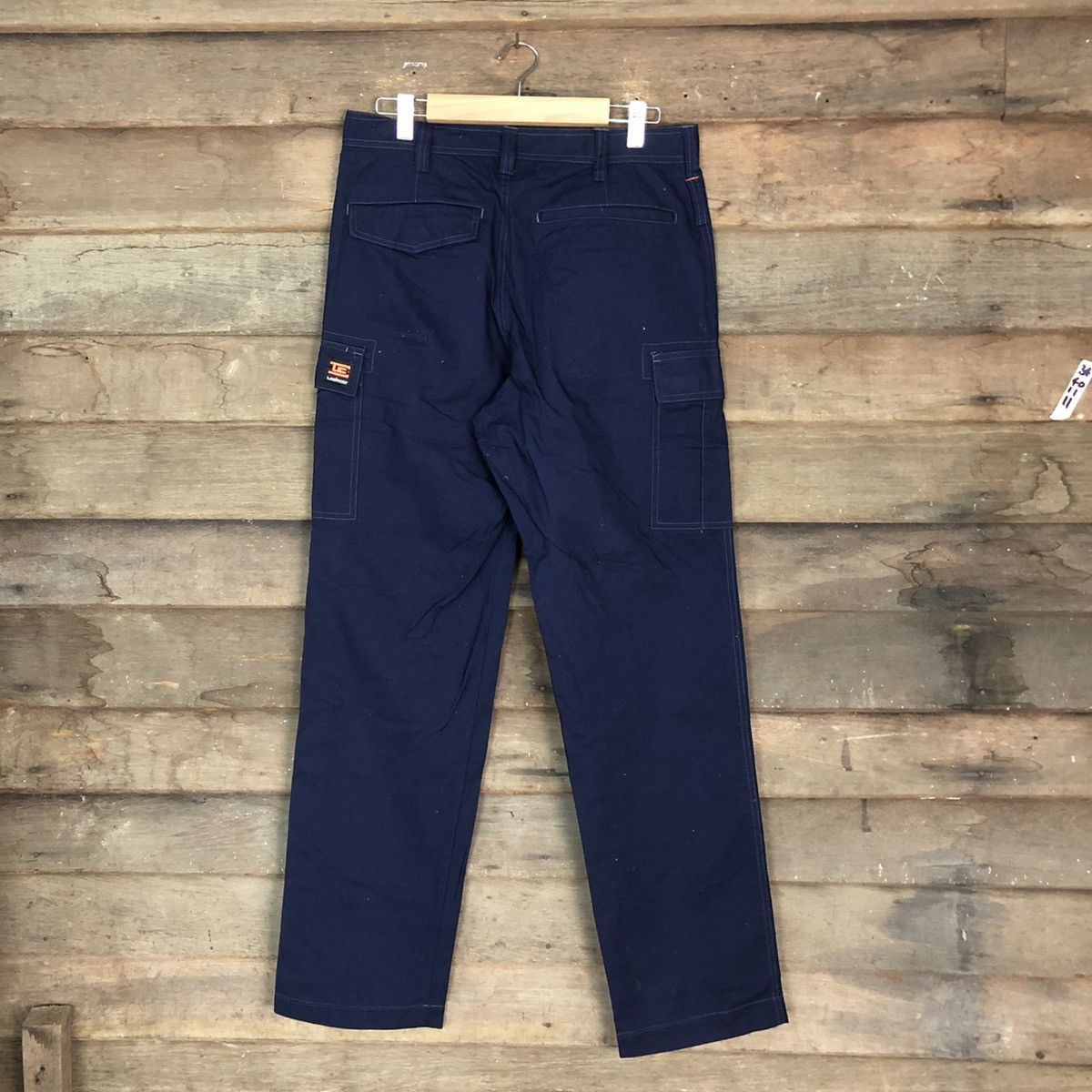 Japanese Brand DL Ladibon Dark Blue Cargo Multipocket Pants #1884 Size US 31 - 10 Thumbnail