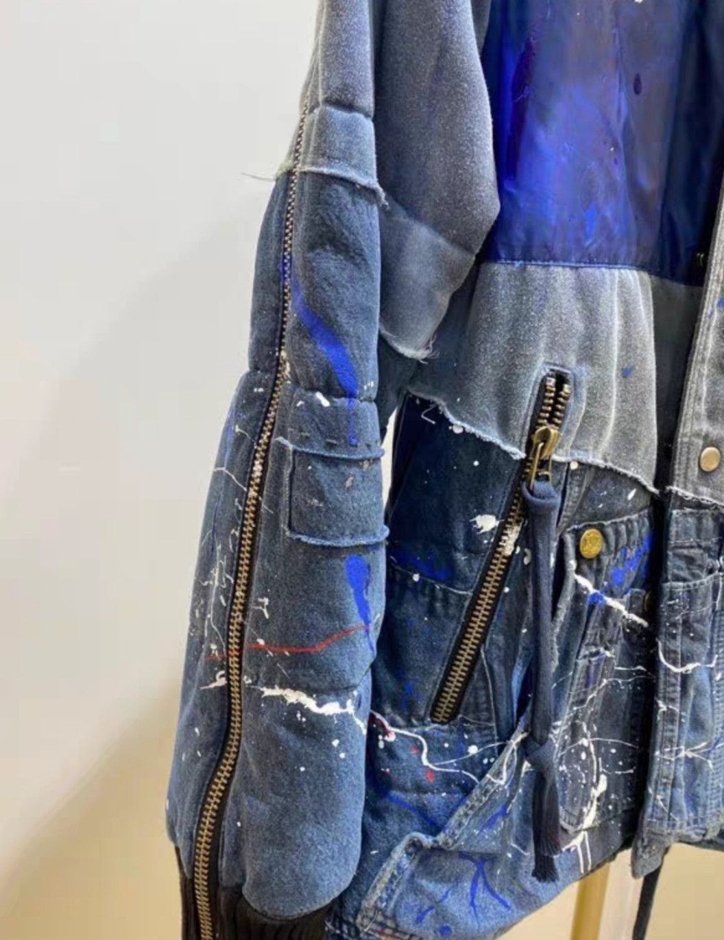 Greg Lauren Greg Lauren 19Fw Splash Patchwork Heavy Coat Size 2 Size US M / EU 48-50 / 2 - 5 Thumbnail