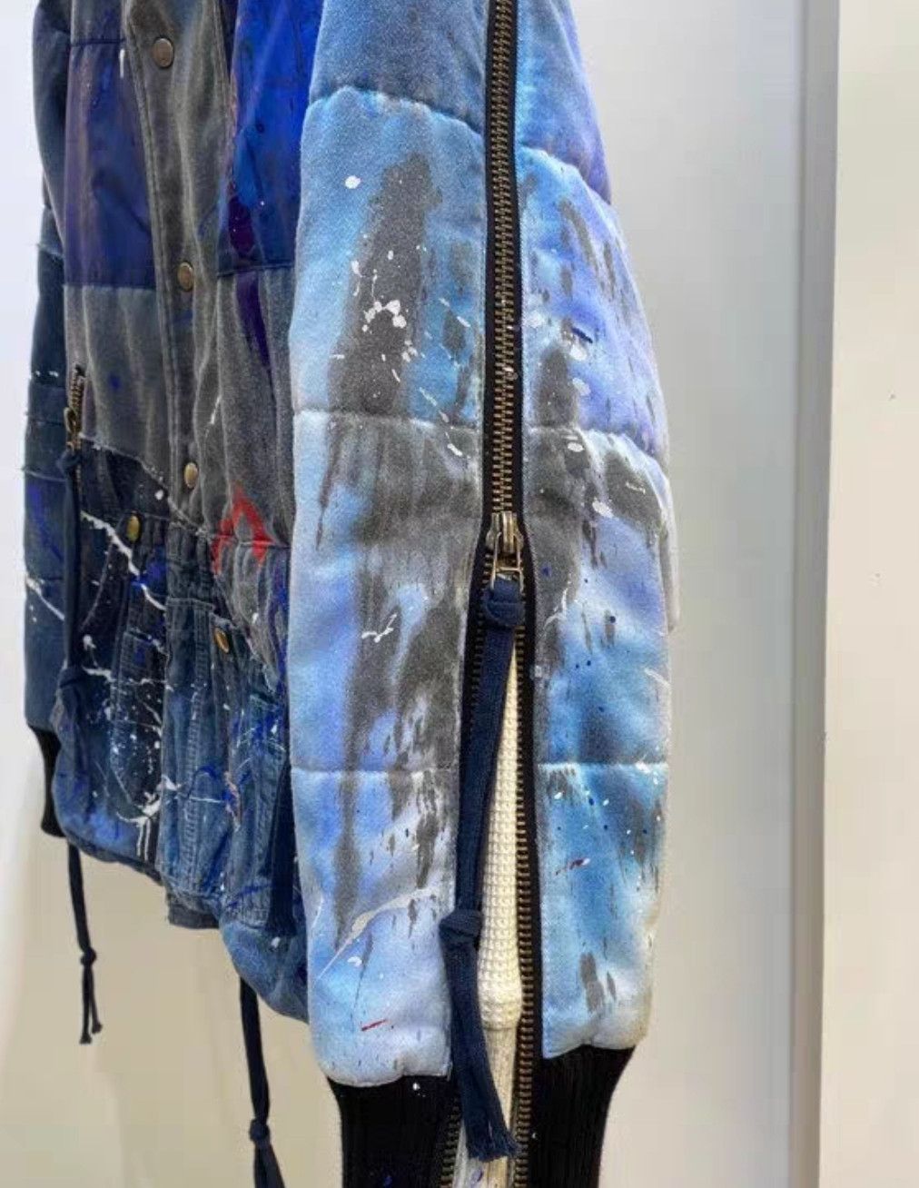 Greg Lauren Greg Lauren 19Fw Splash Patchwork Heavy Coat Size 2 Size US M / EU 48-50 / 2 - 6 Thumbnail