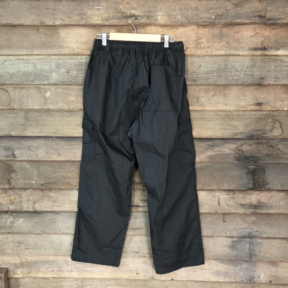 Japanese Brand Black multi pocket jogger Cargo Pants #4025