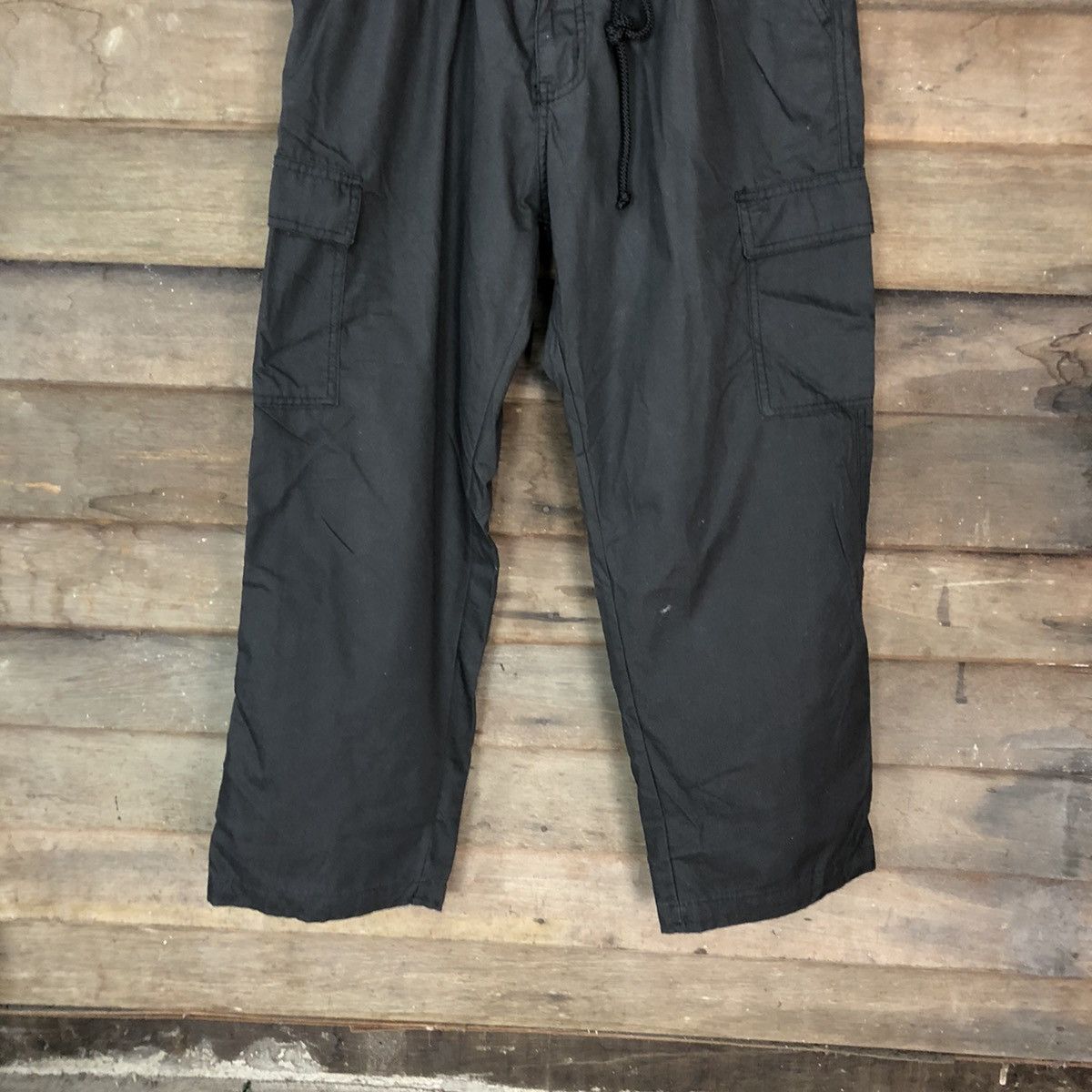 Japanese Brand Black multi pocket jogger Cargo Pants #4025