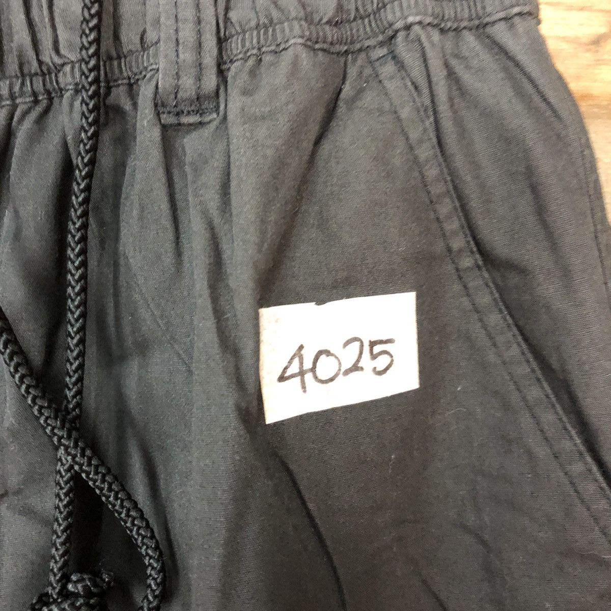 Japanese Brand Black multi pocket jogger Cargo Pants #4025