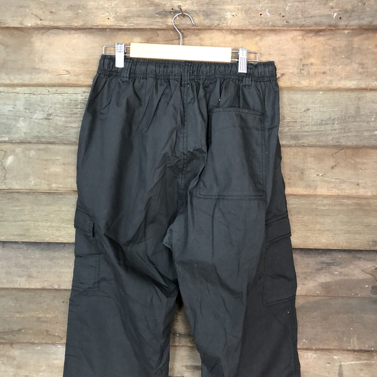 Japanese Brand Black multi pocket jogger Cargo Pants #4025