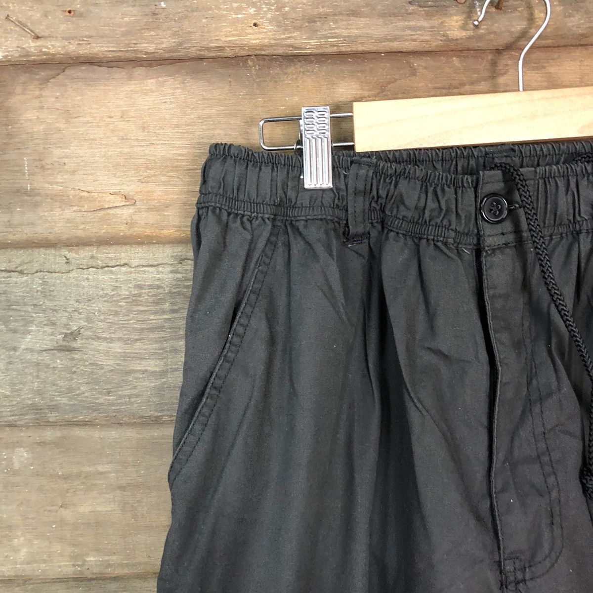 Japanese Brand Black multi pocket jogger Cargo Pants #4025