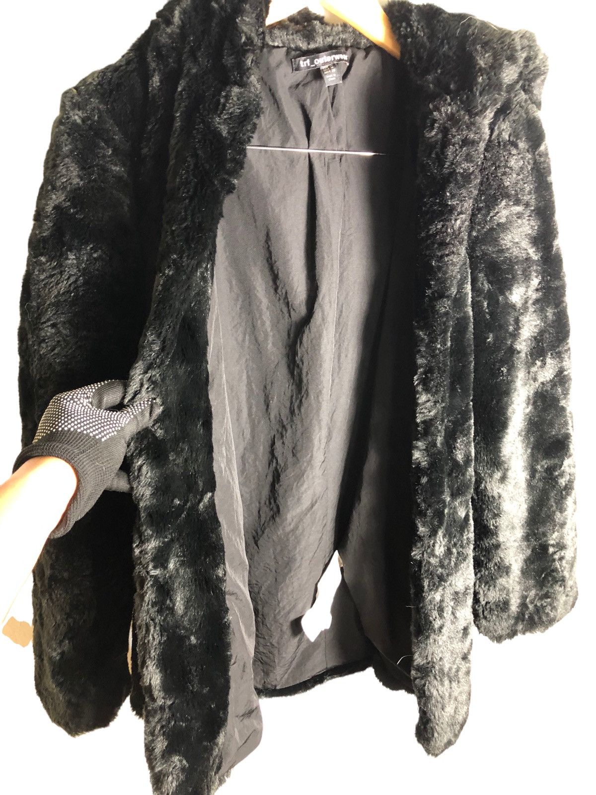 Vintage × Zara Zara Faux fur jacket Size M / US 6-8 / IT 42-44 - 3 Thumbnail
