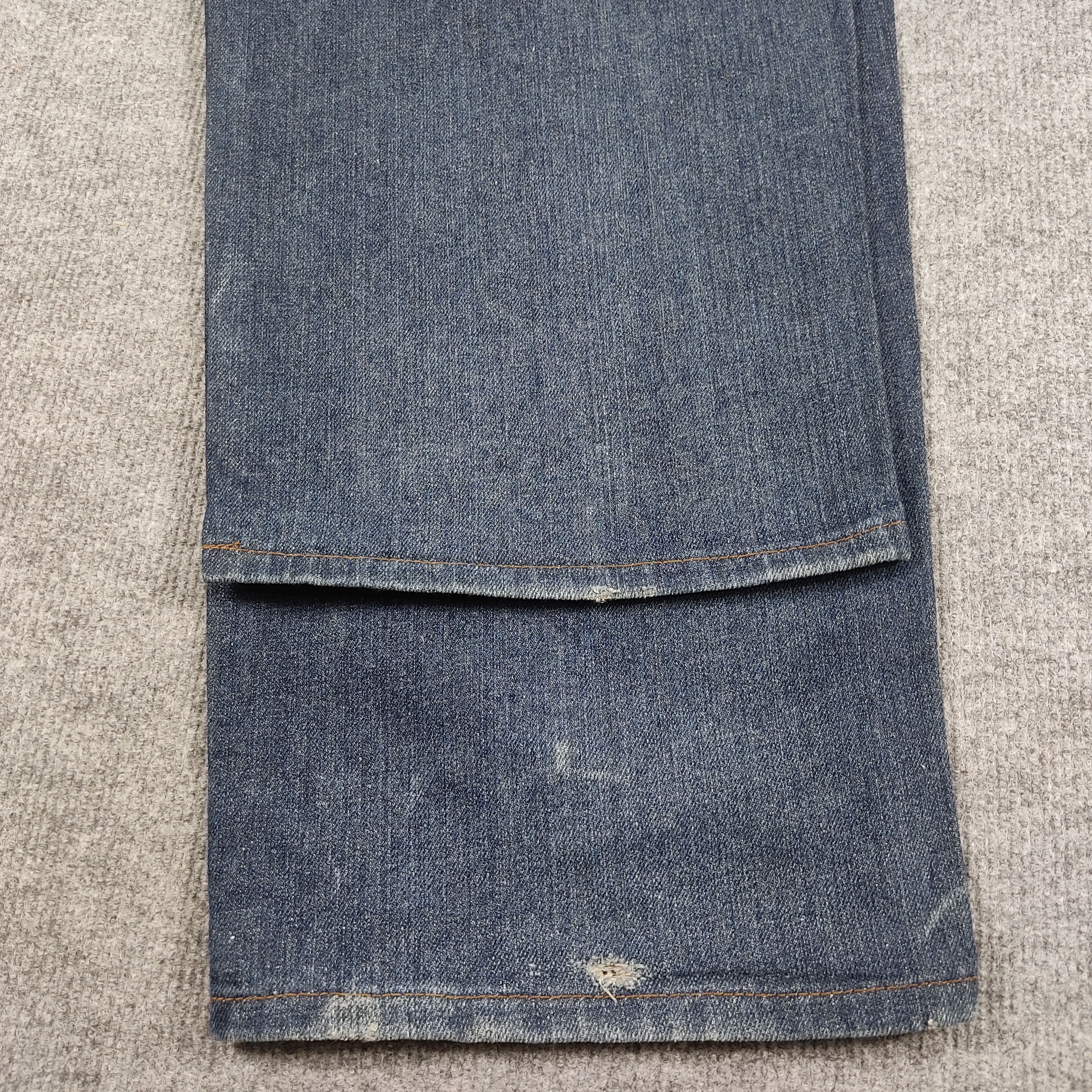 Vintage Vintage Straight Outta Cali Blue Wash Jeans L560 Size US 34 / EU 50 - 10 Thumbnail