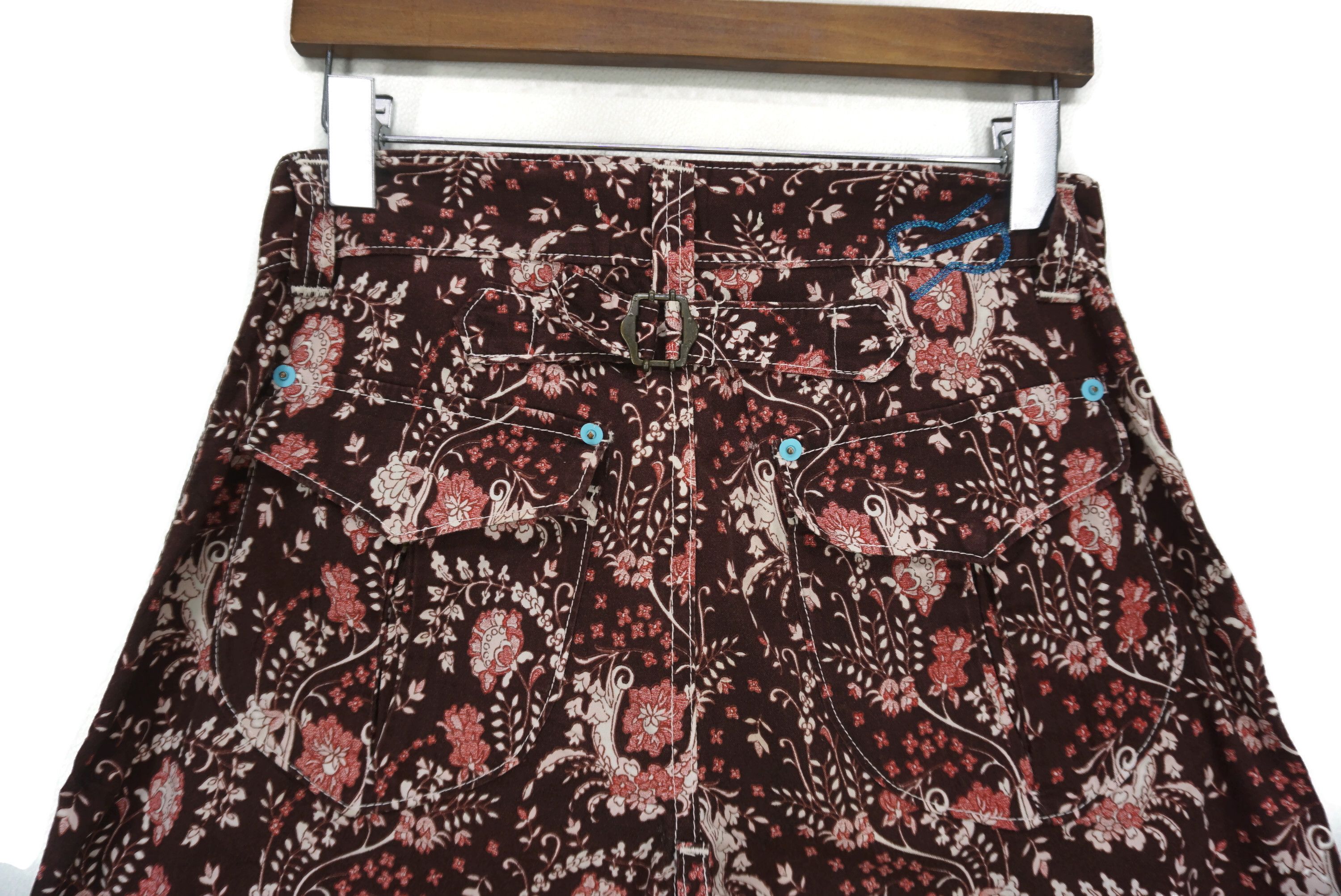 Japanese Brand RARE Pants Made in Italy Batik Buckled Waist fits W32xL31 Size 29" - 7 Thumbnail