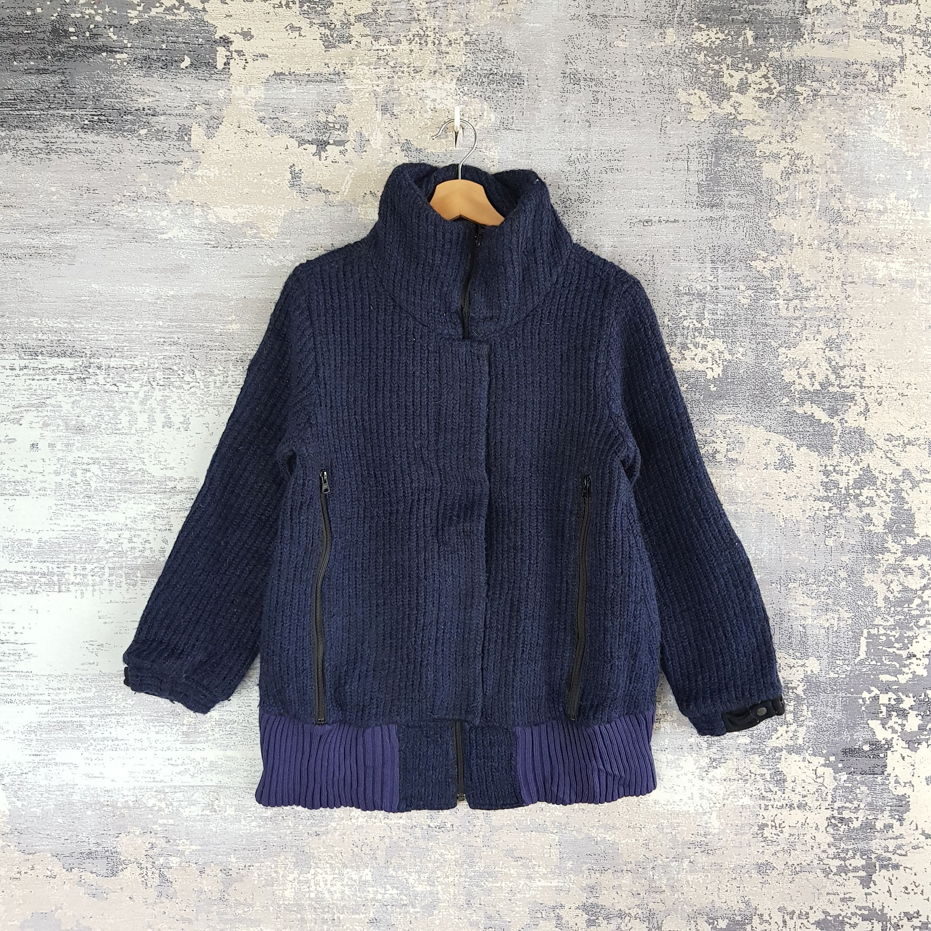 Japanese Brand × Vintage Vintage 1 Percent Japanese Wool Jacket Varsity Jacket Size US S / EU 44-46 / 1 - 1 Thumbnail