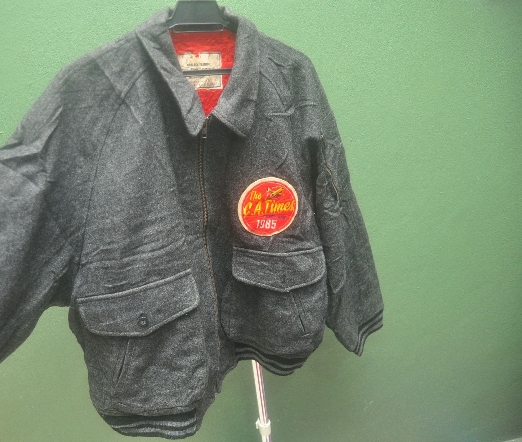 Vintage John Werry Bomber Jacket Travis Scott Fashion Style