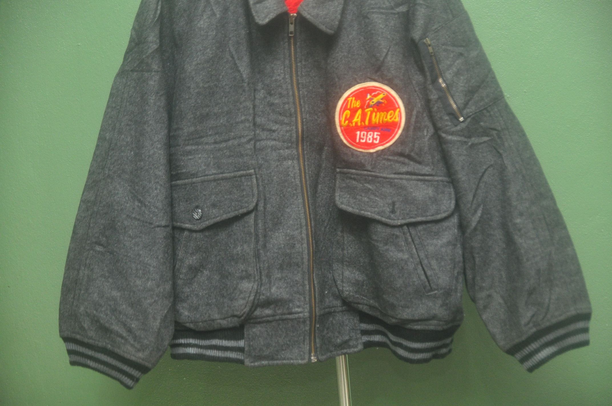 Vintage John Werry Bomber Jacket Travis Scott Fashion Style