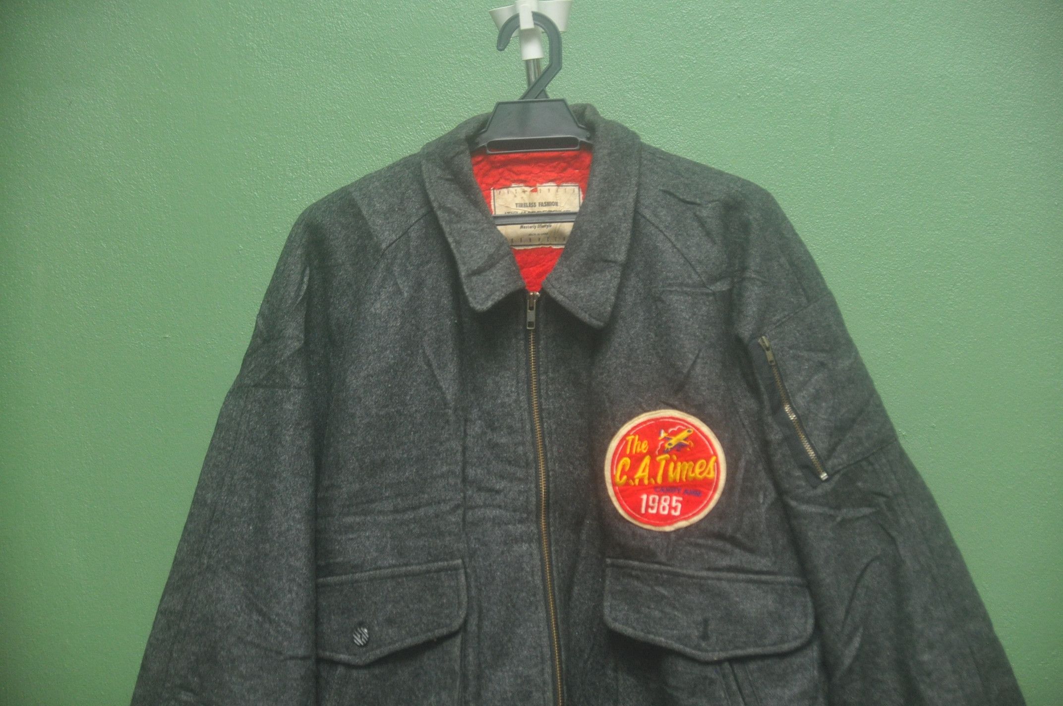 Vintage John Werry Bomber Jacket Travis Scott Fashion Style