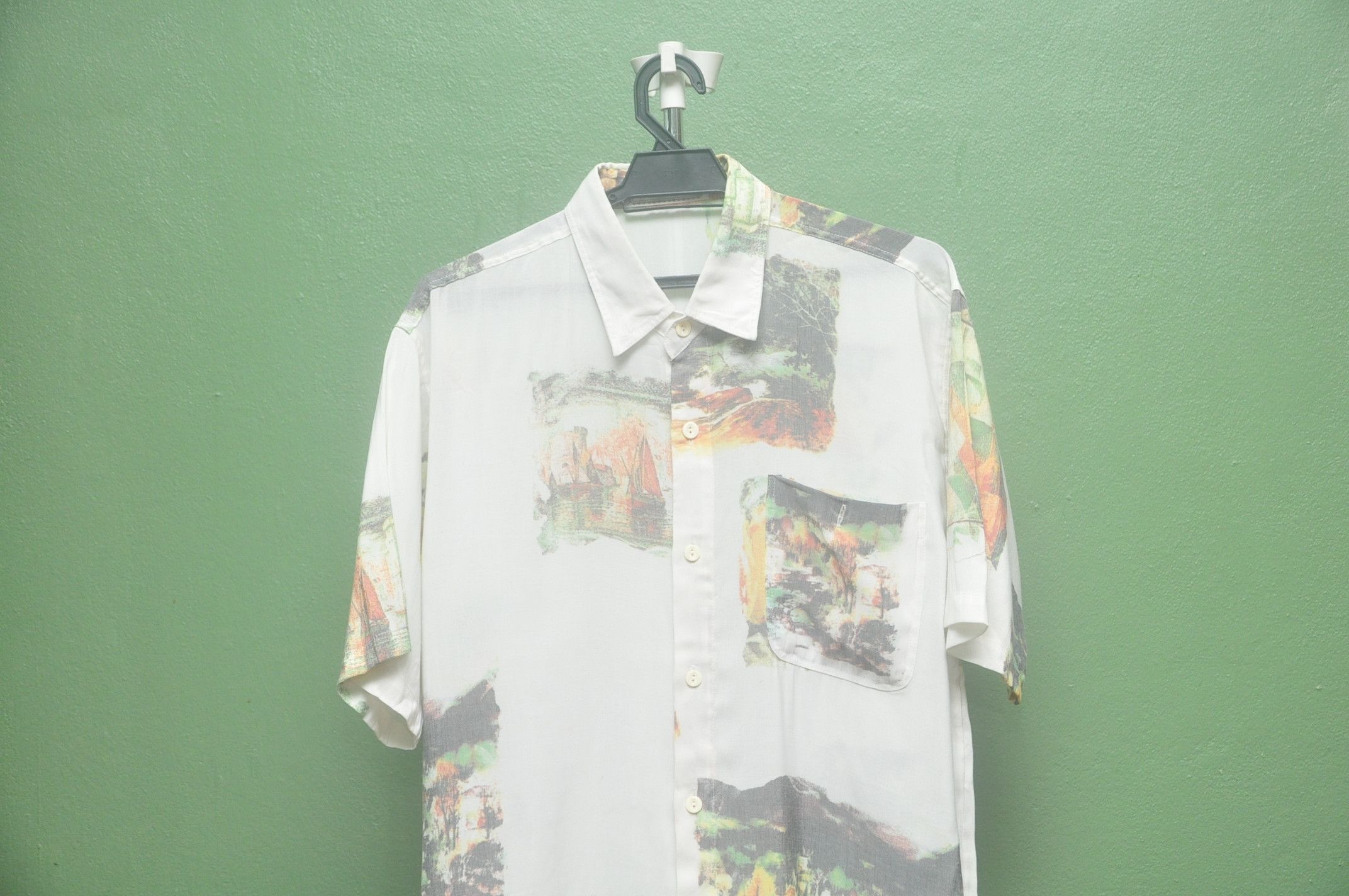 Japanese Brand × Vintage Vintage Asiatai Button Up Shirt Travis Scott Fashion Style Size US L / EU 52-54 / 3 - 3 Thumbnail