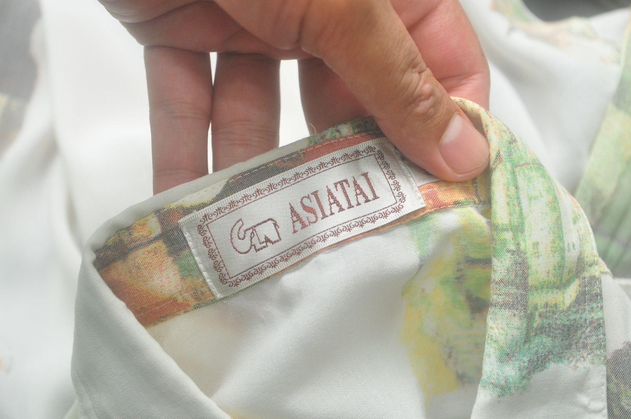 Japanese Brand × Vintage Vintage Asiatai Button Up Shirt Travis Scott Fashion Style Size US L / EU 52-54 / 3 - 6 Thumbnail