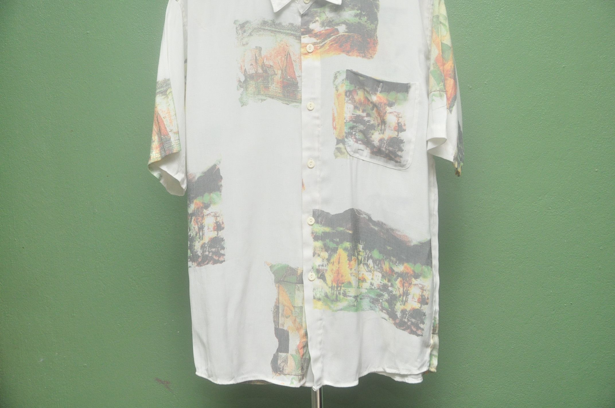 Japanese Brand × Vintage Vintage Asiatai Button Up Shirt Travis Scott Fashion Style Size US L / EU 52-54 / 3 - 4 Thumbnail
