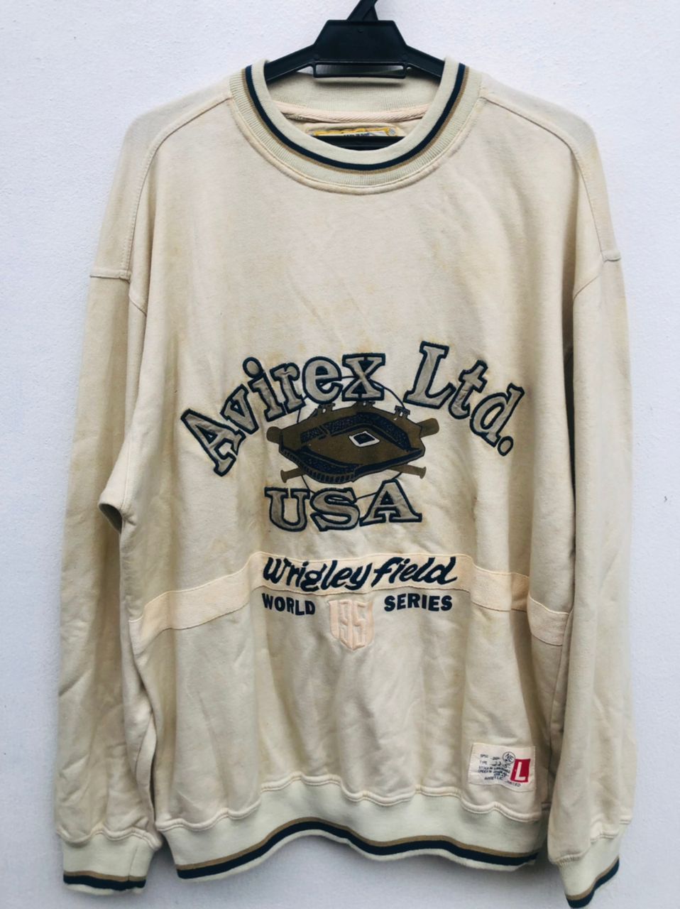 Avirex × Japanese Brand × Vintage Vintage Avirex Streetwear Fashion Style Sweatshirt Size US L / EU 52-54 / 3 - 1 Thumbnail