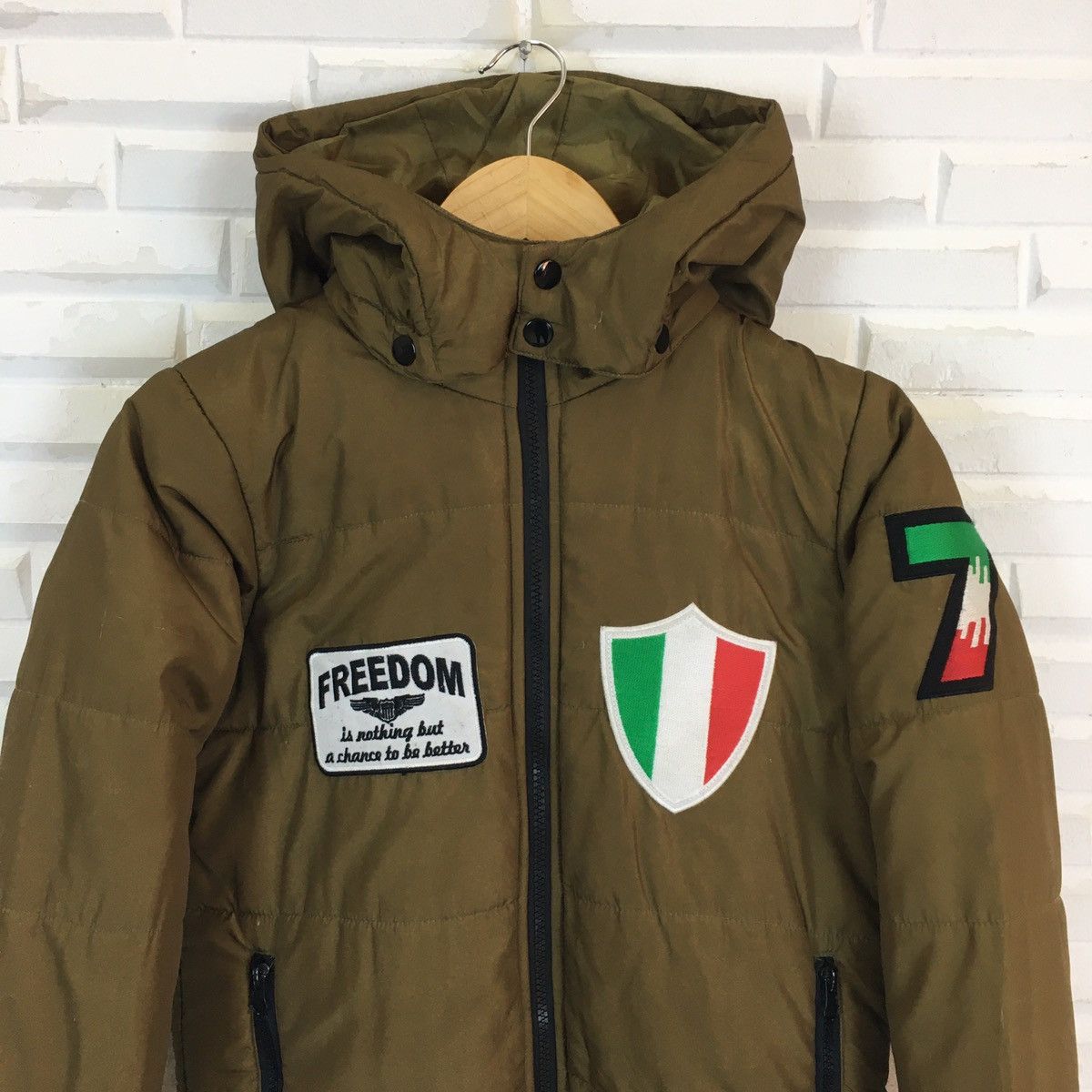 Other Italian Sport Army Puffer Hoodie Size US S / EU 44-46 / 1 - 4 Thumbnail