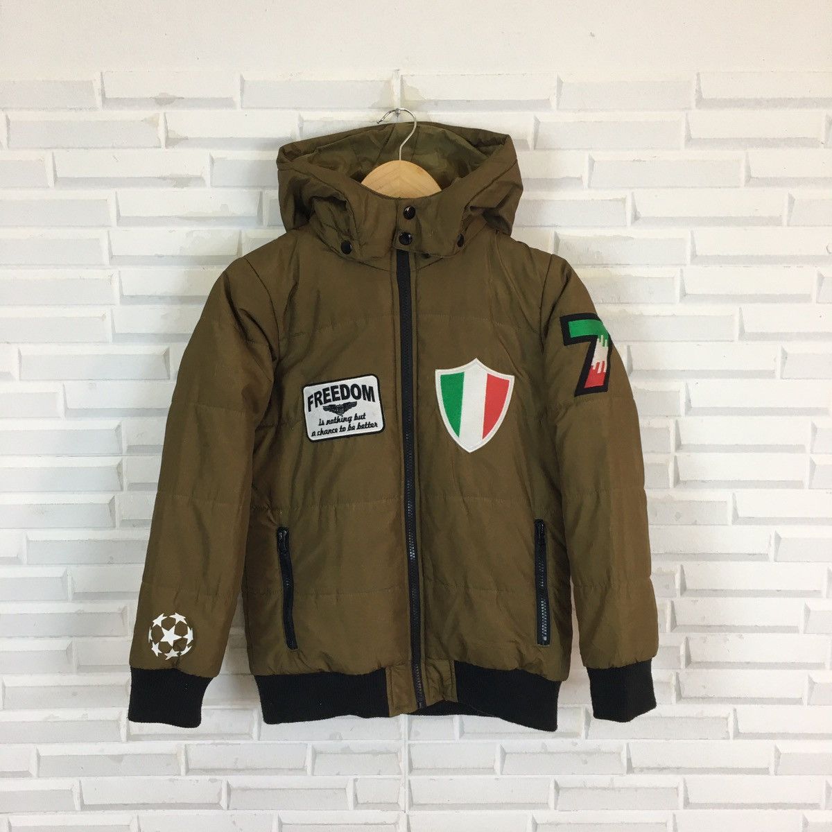 Other Italian Sport Army Puffer Hoodie Size US S / EU 44-46 / 1 - 1 Thumbnail