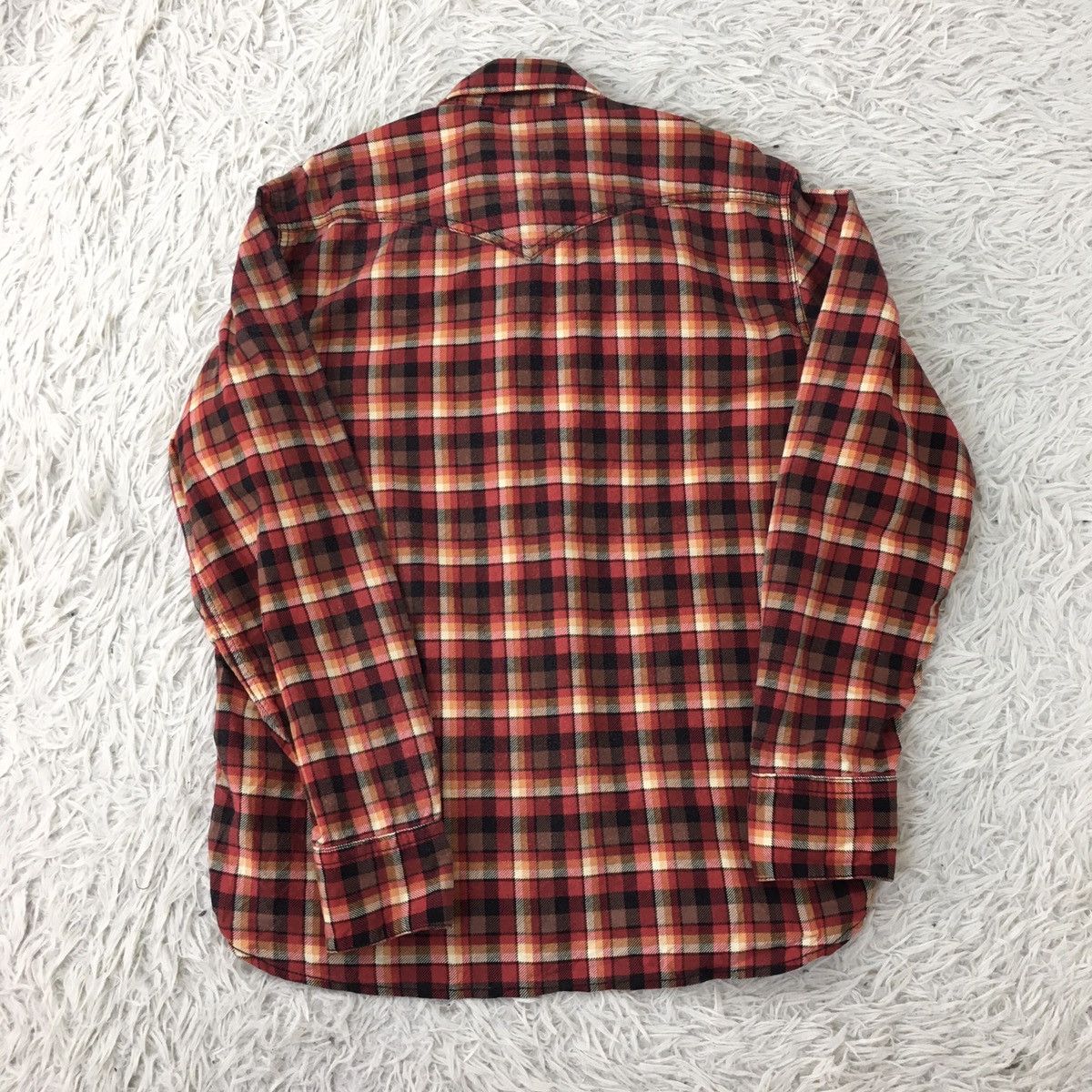 Levi's Levis Zip Up Western Flannel Size US M / EU 48-50 / 2 - 5 Thumbnail