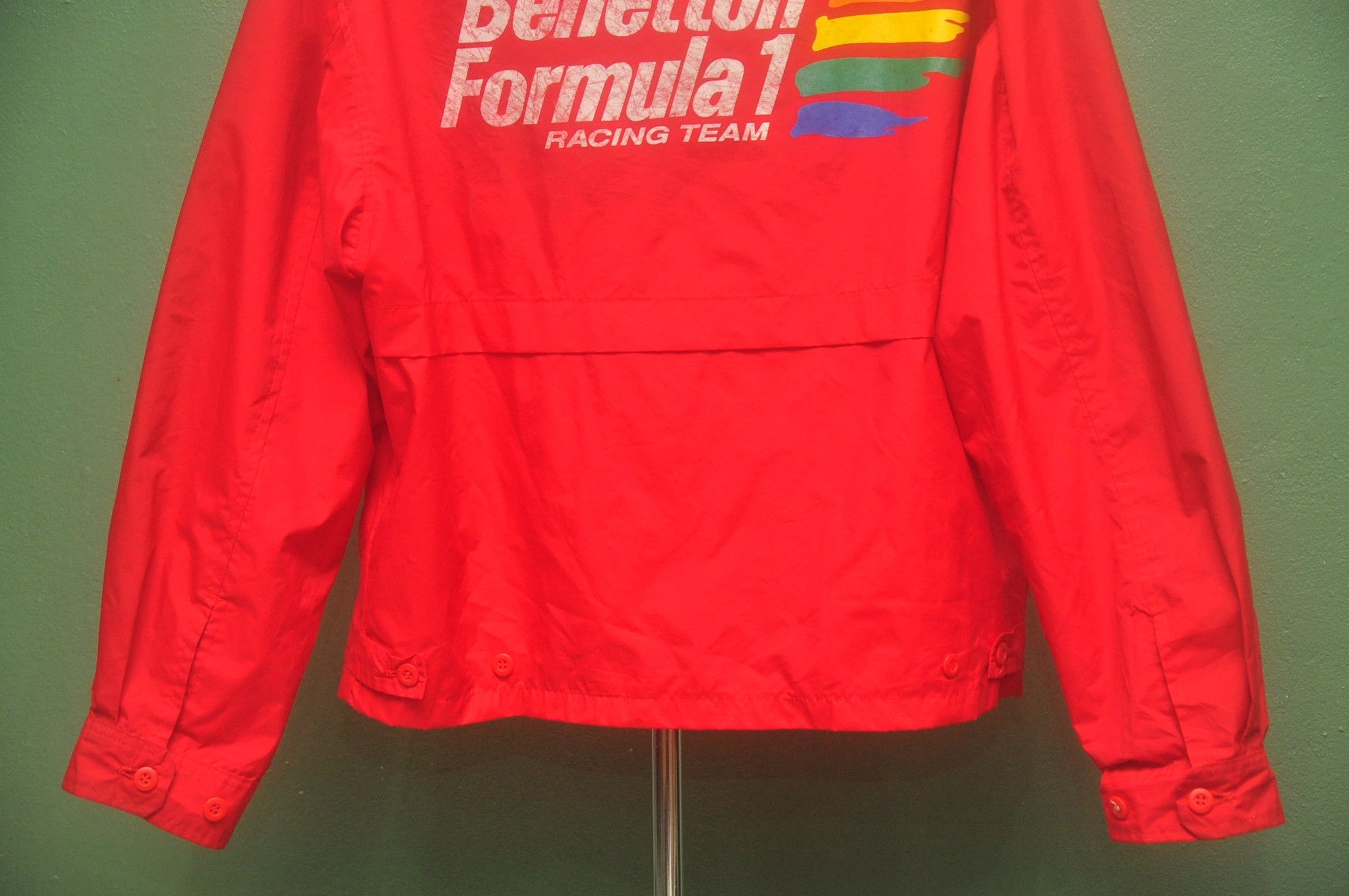 Benetton × Vintage Rare Vintage Benetton Racing Formula 1 Maroon Sweater Size US L / EU 52-54 / 3 - 9 Thumbnail