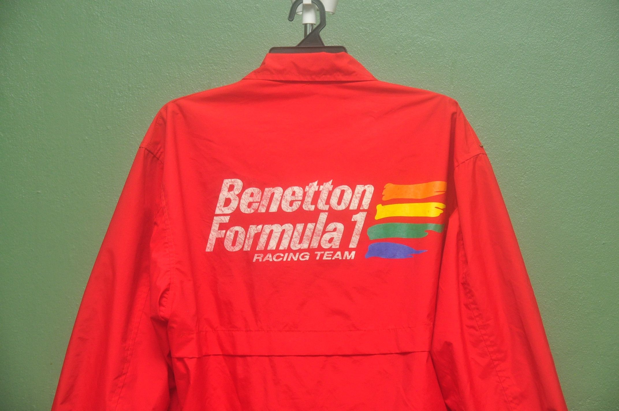 Benetton × Vintage Rare Vintage Benetton Racing Formula 1 Maroon Sweater Size US L / EU 52-54 / 3 - 2 Thumbnail