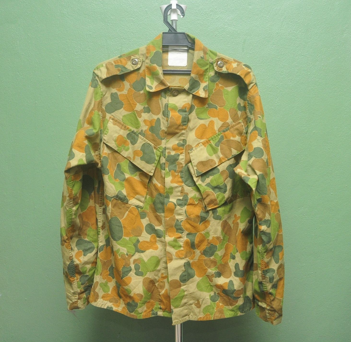 Vintage Army Military Big Pocket Jacket Travis Scott Style