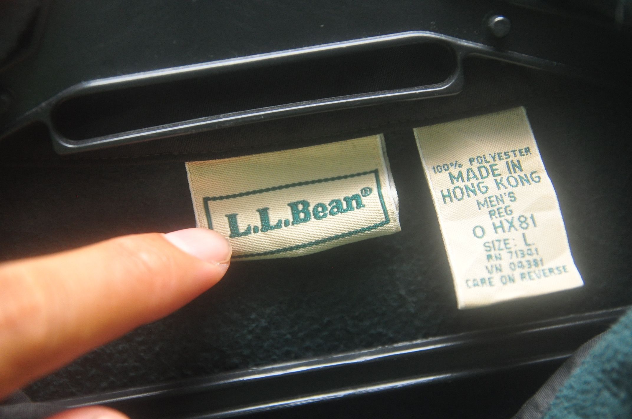 L.L. Bean × Vintage Vintage 90s L.L. Bean Fleece Travis Scott Fashion Style Size US L / EU 52-54 / 3 - 6 Thumbnail