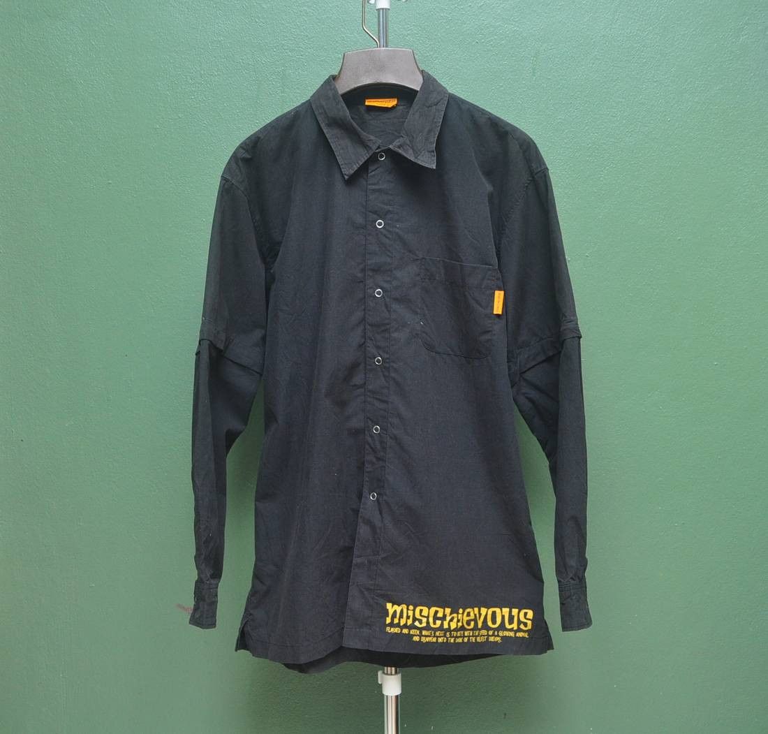 Japanese Brand Vintage Mischievous Skunk Punk Long Sleeve Shirt Size US XL / EU 56 / 4 - 2 Thumbnail