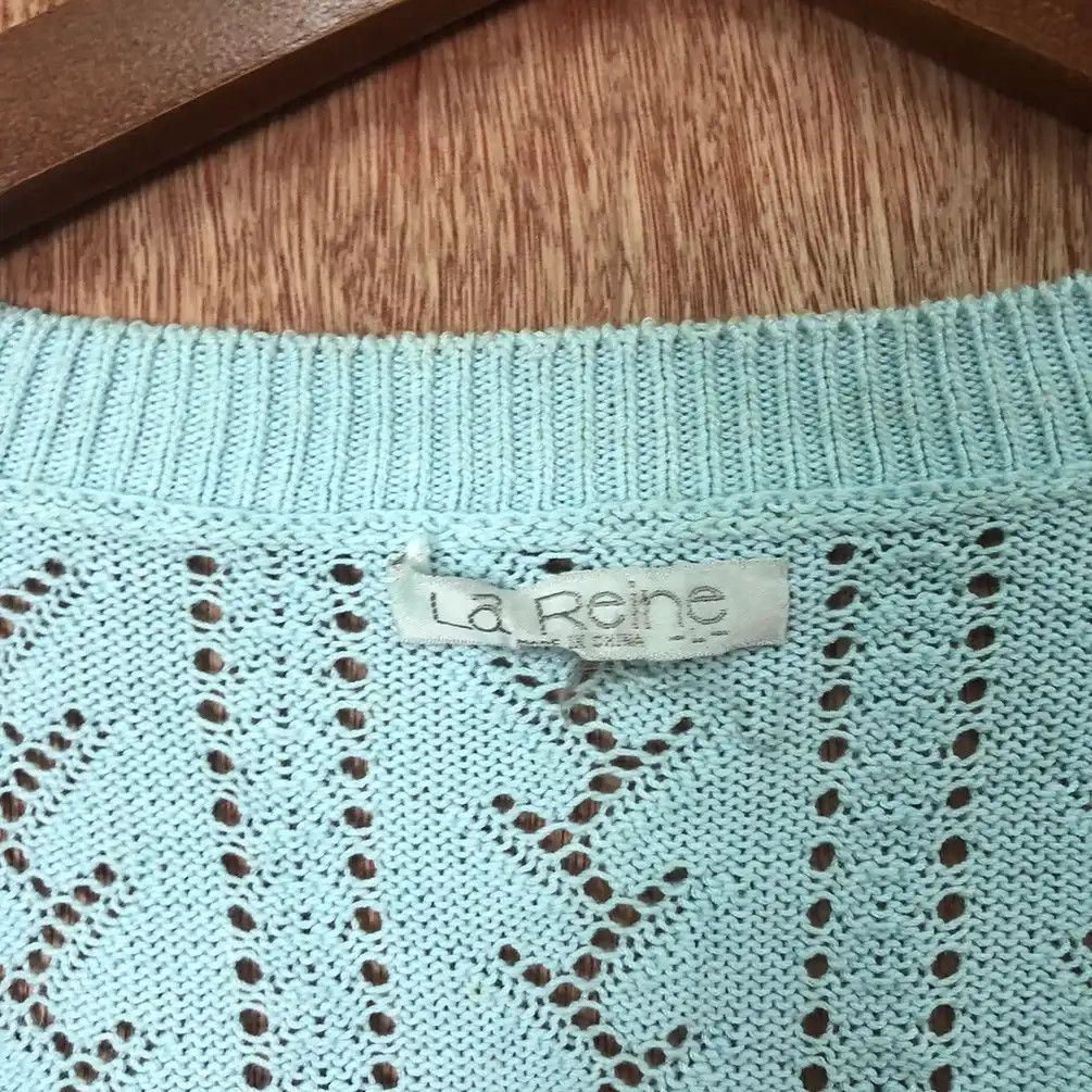 Aran Isles Knitwear La Reine Blue Cardigan Knitwear #351 Size L / US 10 / IT 46 - 4 Thumbnail
