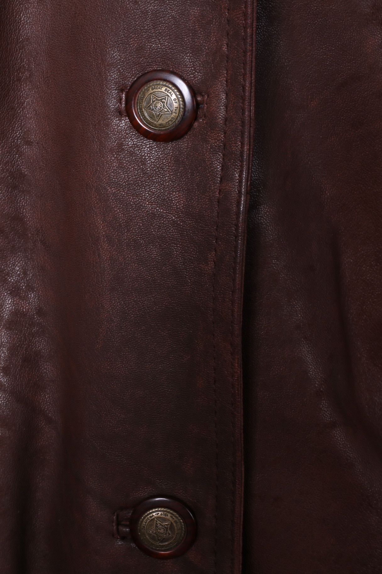 Vintage Maxin Norway Women 34 M Jacket Brown Leather Oversize 10577 Size M / US 6-8 / IT 42-44 - 7 Thumbnail