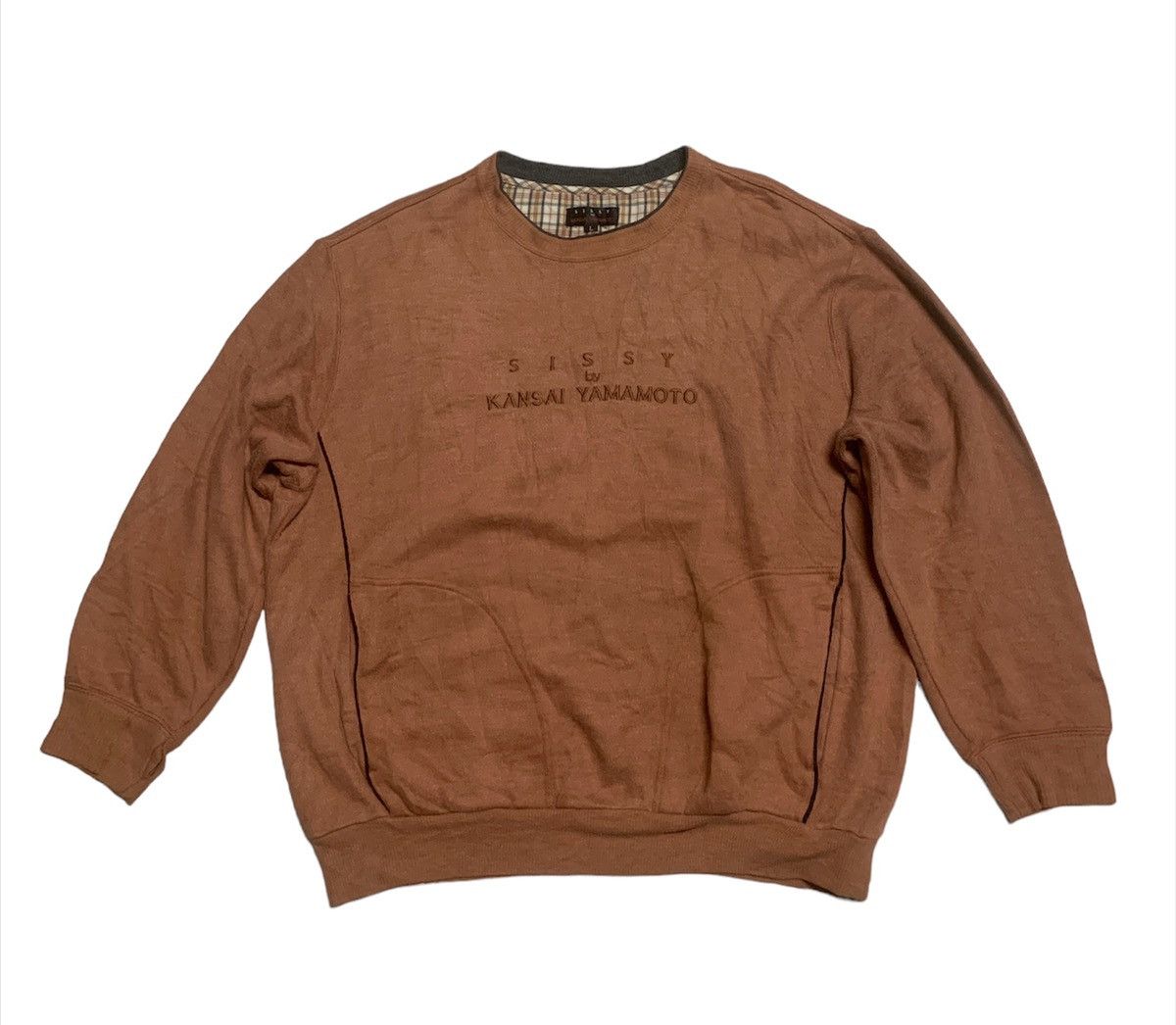 Vintage Kansai Yamamoto Japan big embroidery logo sweatshirt