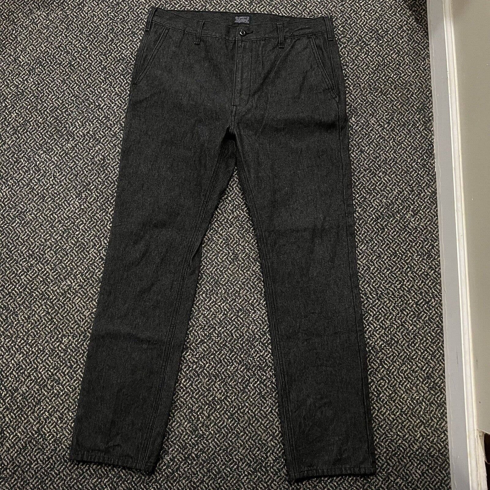 Levi’s Two Horse White Tab Black Dress Jeans 36x32