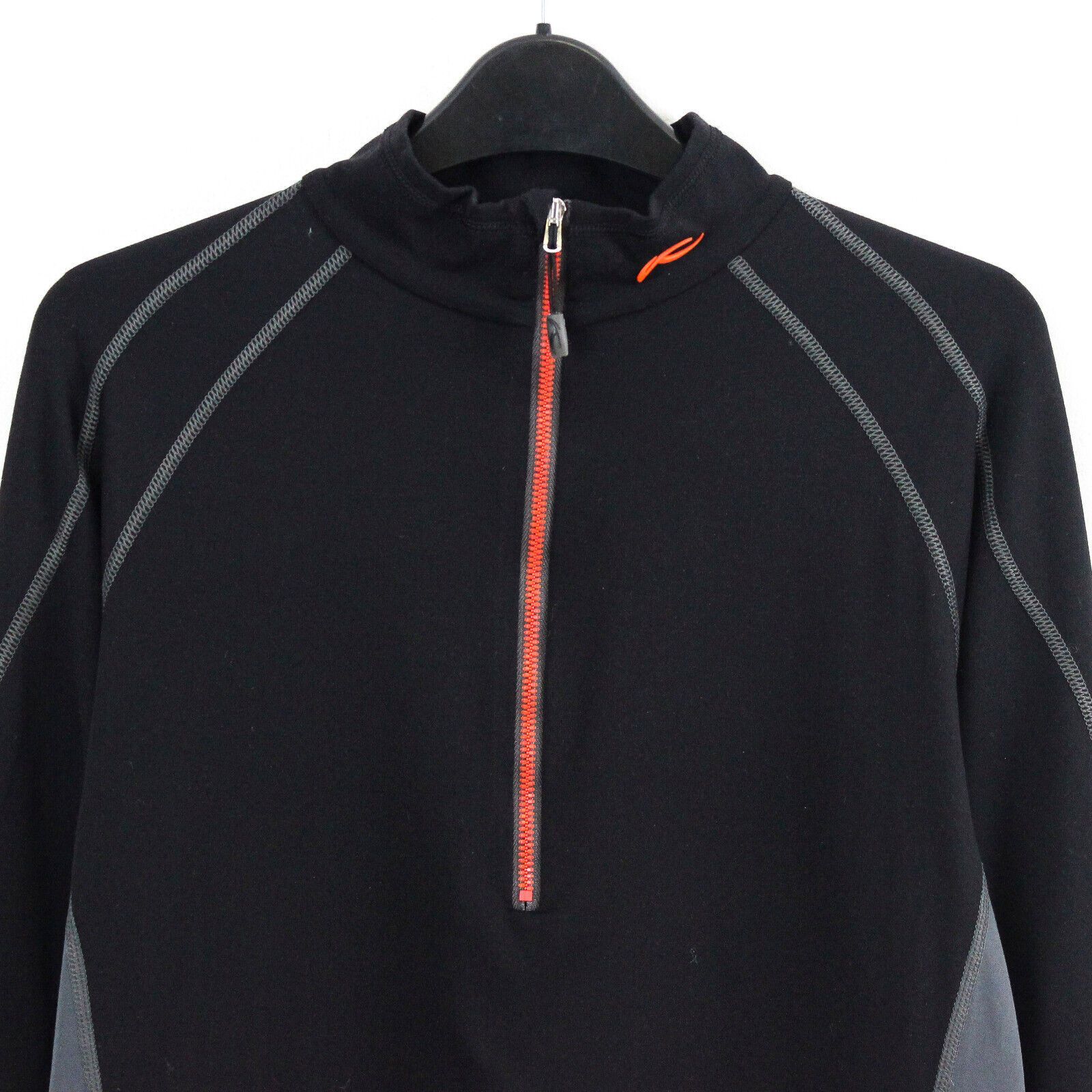 KJUS Baselayer Men S Long Sleeve Jersey Shirt Half Zip Neck EU 48 Size US S / EU 44-46 / 1 - 2 Thumbnail