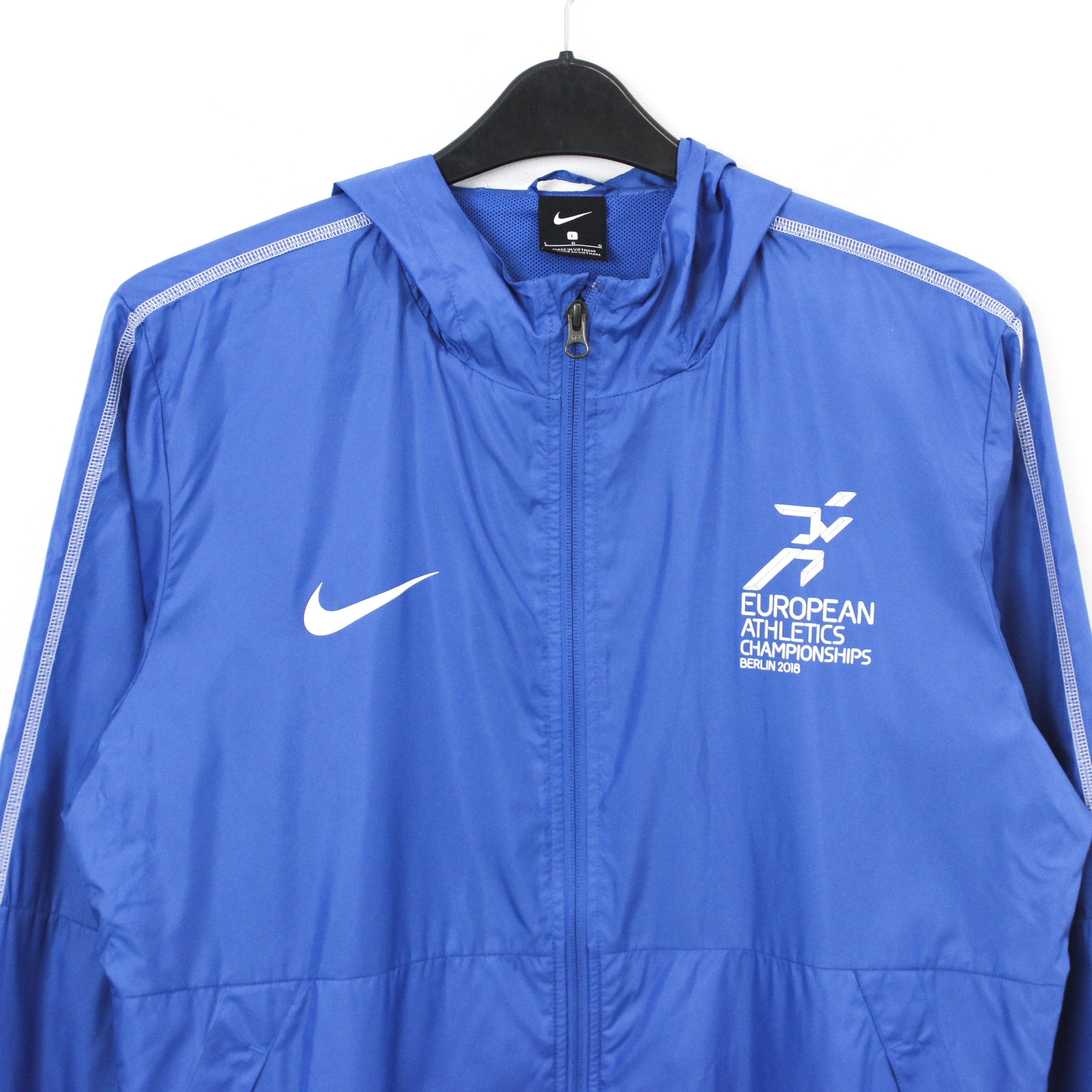 Nike European Athletics Championships Berlin 2018 L Jacket Coat Size US L / EU 52-54 / 3 - 2 Thumbnail