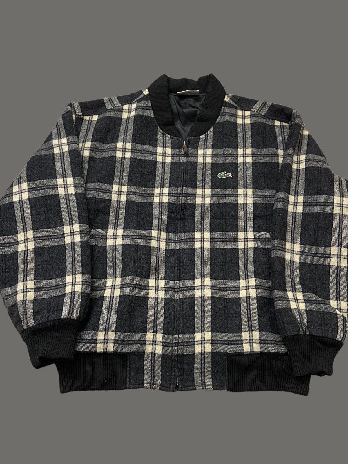 Lacoste Vintage La Chemise Tartan Jacket