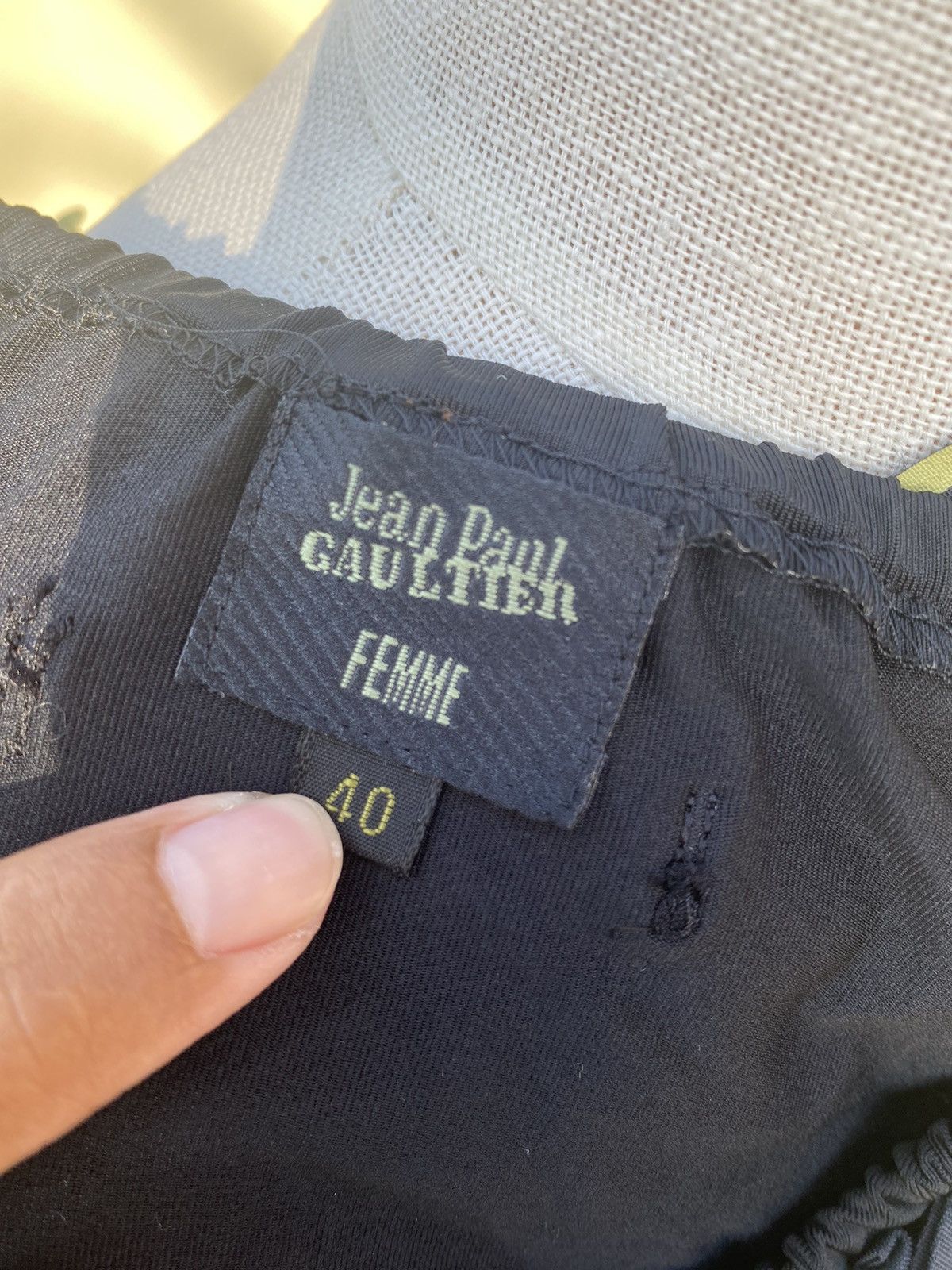 Jean Paul Gaultier vintage black top Size M / US 6-8 / IT 42-44 - 7 Thumbnail