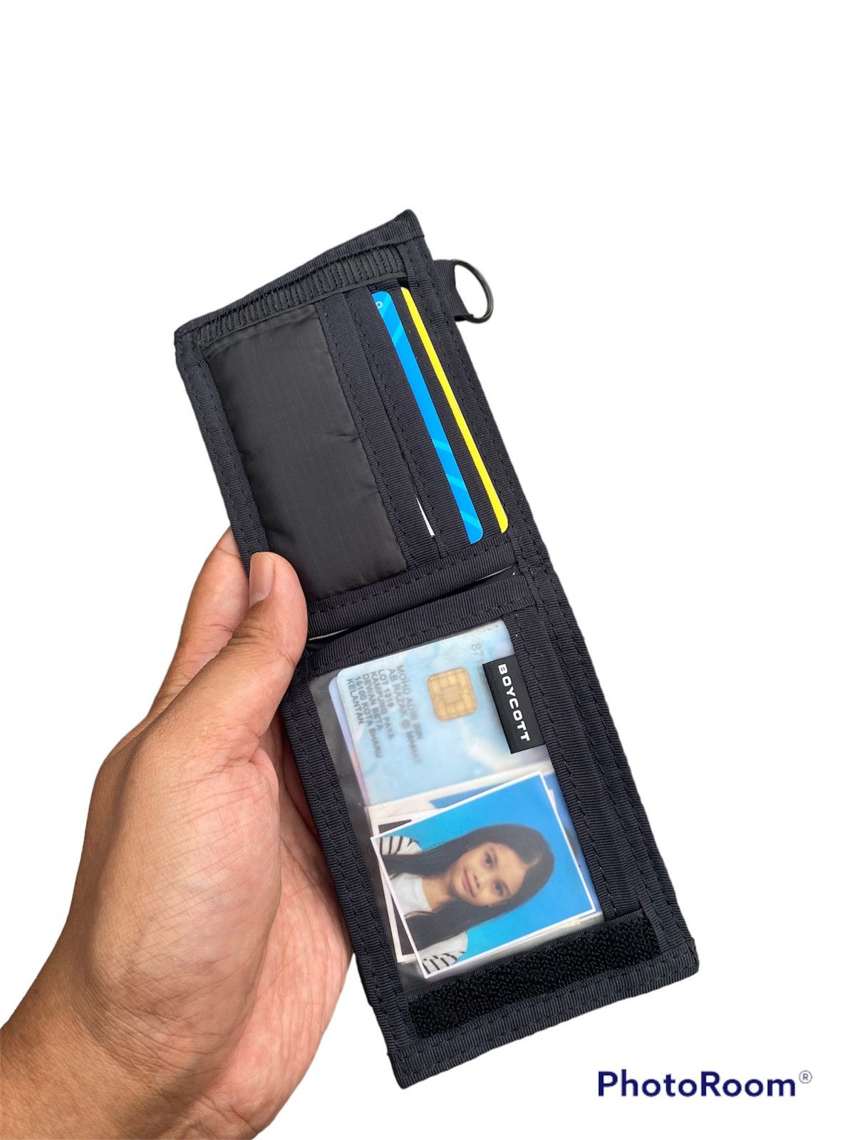 Boycott bifold black nylon Size ONE SIZE - 3 Thumbnail