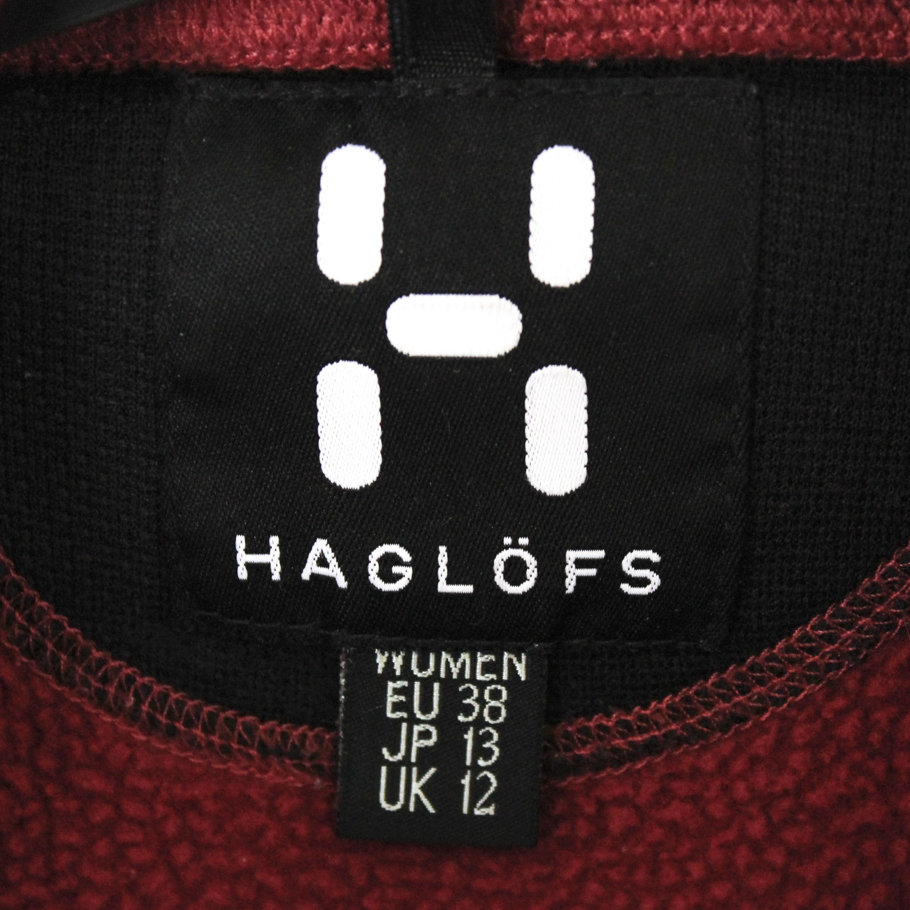 Haglofs Women M Fleece Jacket UK 12 Sweatshirt Jumper EU 38 Sweater Size M / US 6-8 / IT 42-44 - 6 Thumbnail