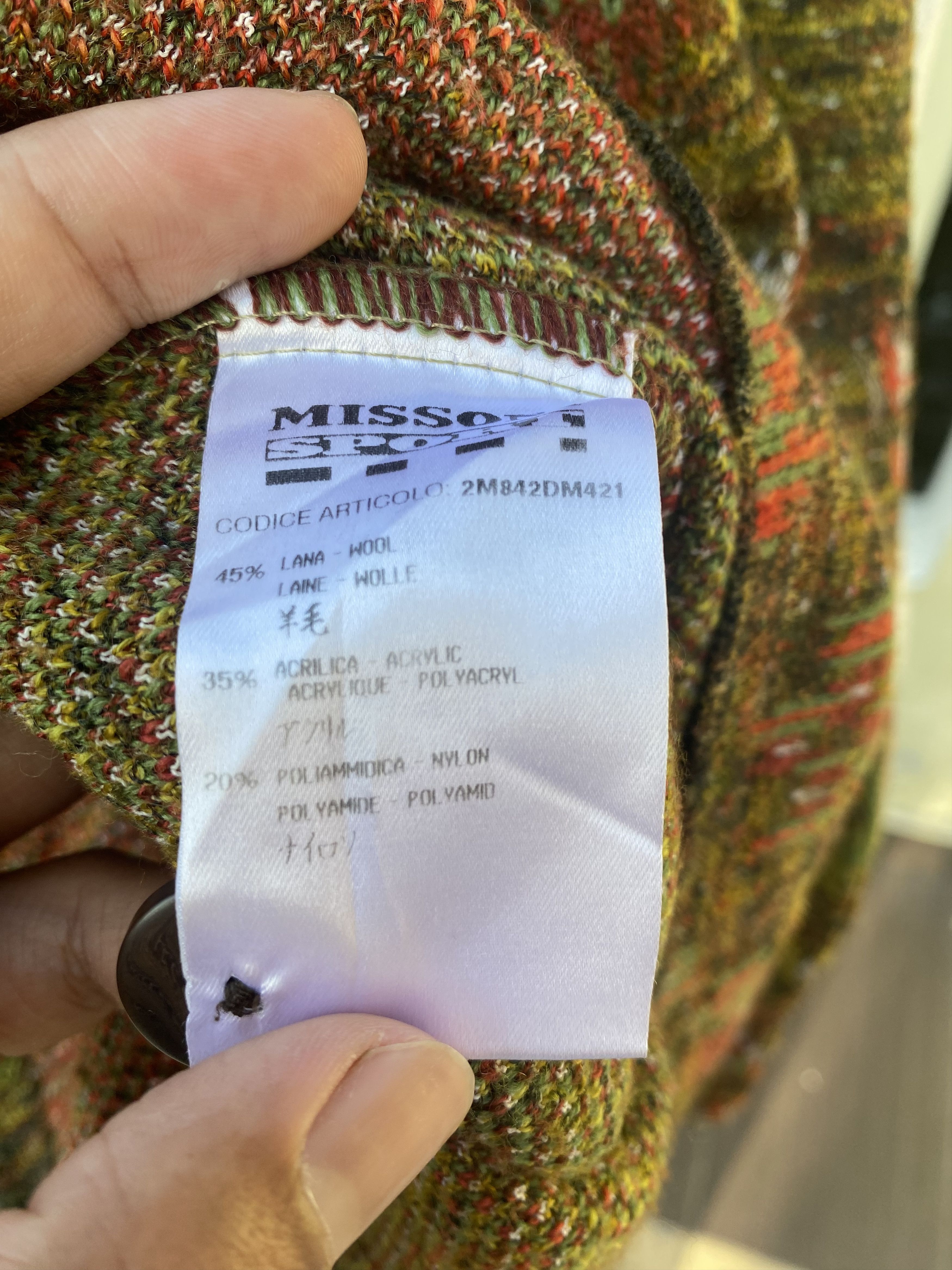 Missoni vintage missoni cardigan Size XL / US 12-14 / IT 48-50 - 10 Thumbnail