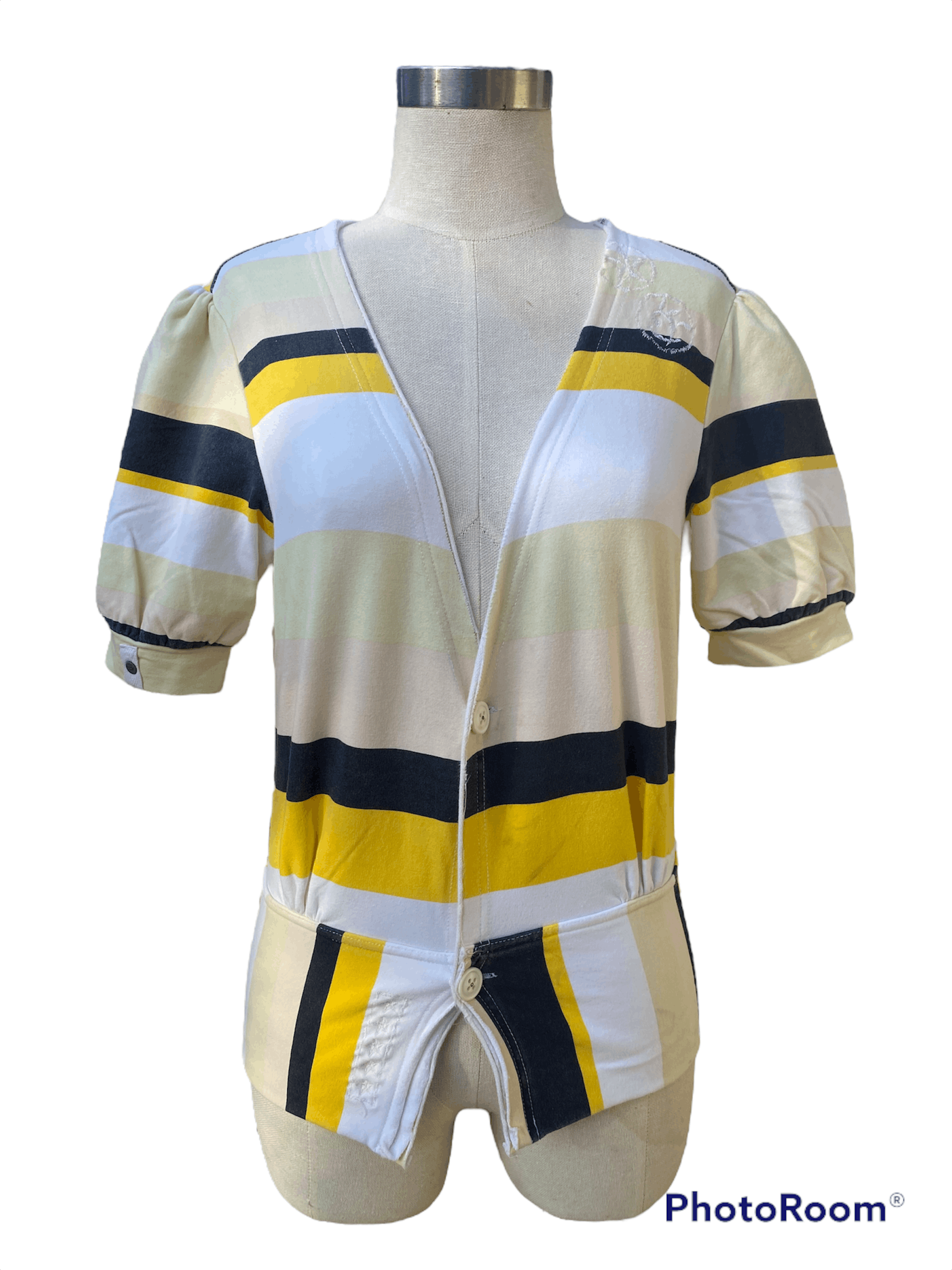 Diesel vintage striped cotton cardigan Size M / US 6-8 / IT 42-44 - 1 Thumbnail