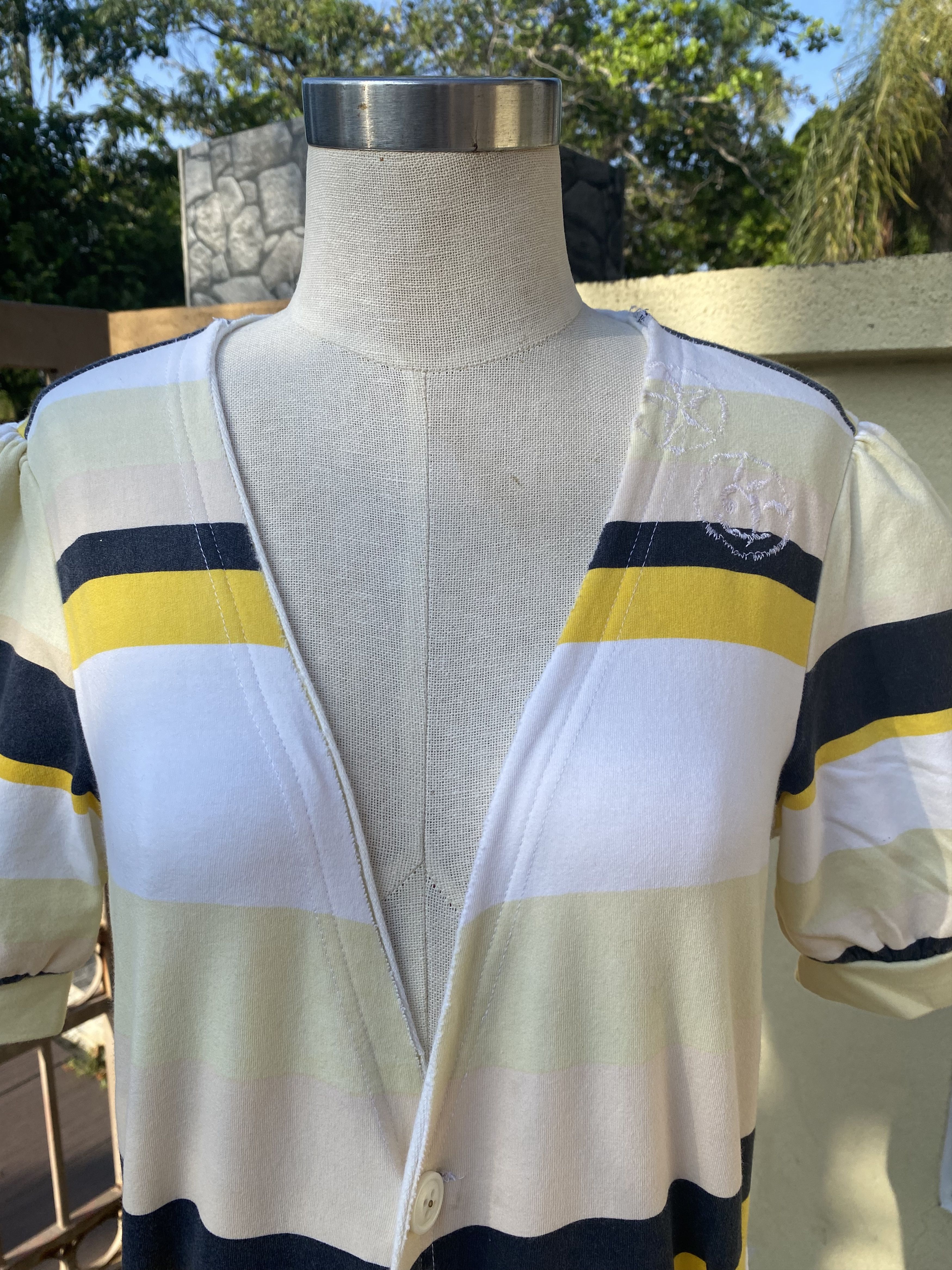 Diesel vintage striped cotton cardigan Size M / US 6-8 / IT 42-44 - 2 Thumbnail