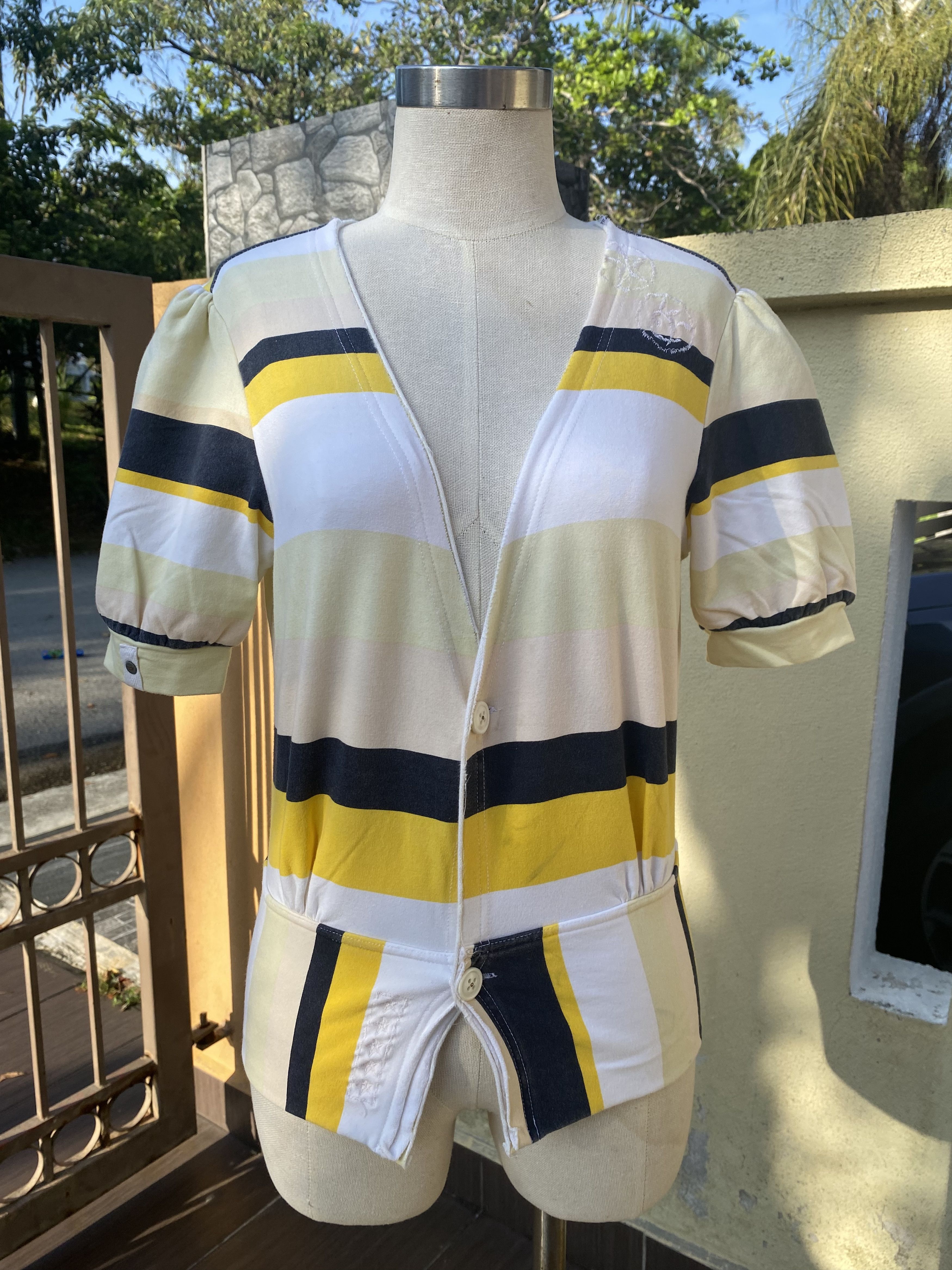 Diesel vintage striped cotton cardigan Size M / US 6-8 / IT 42-44 - 3 Thumbnail