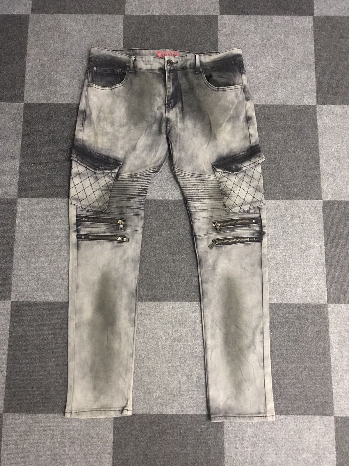 Seditionaries P72 Statement Pant ROGUE Rare Zipper Smoky Biker Pant Size US 37 - 3 Thumbnail