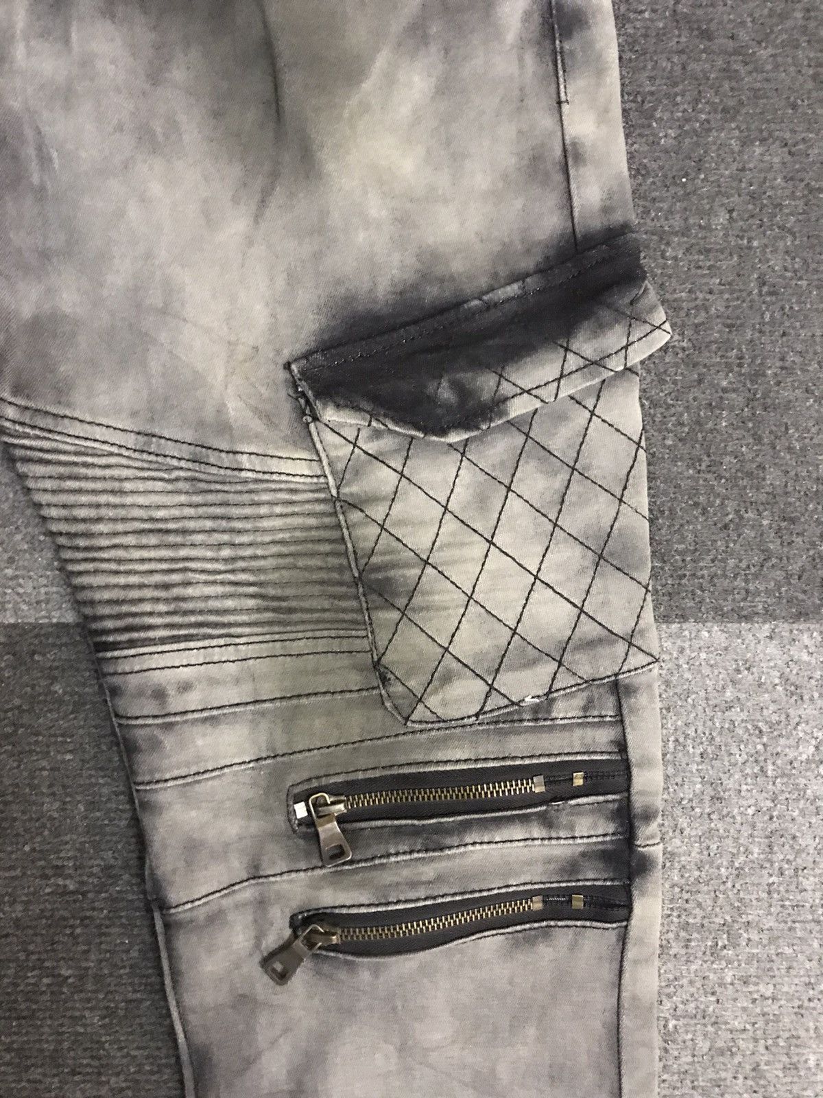 Seditionaries P72 Statement Pant ROGUE Rare Zipper Smoky Biker Pant Size US 37 - 7 Thumbnail