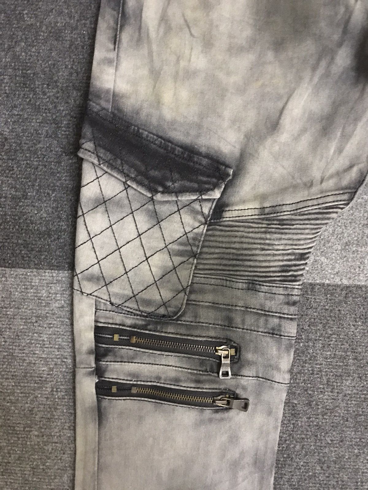 Seditionaries P72 Statement Pant ROGUE Rare Zipper Smoky Biker Pant Size US 37 - 8 Thumbnail