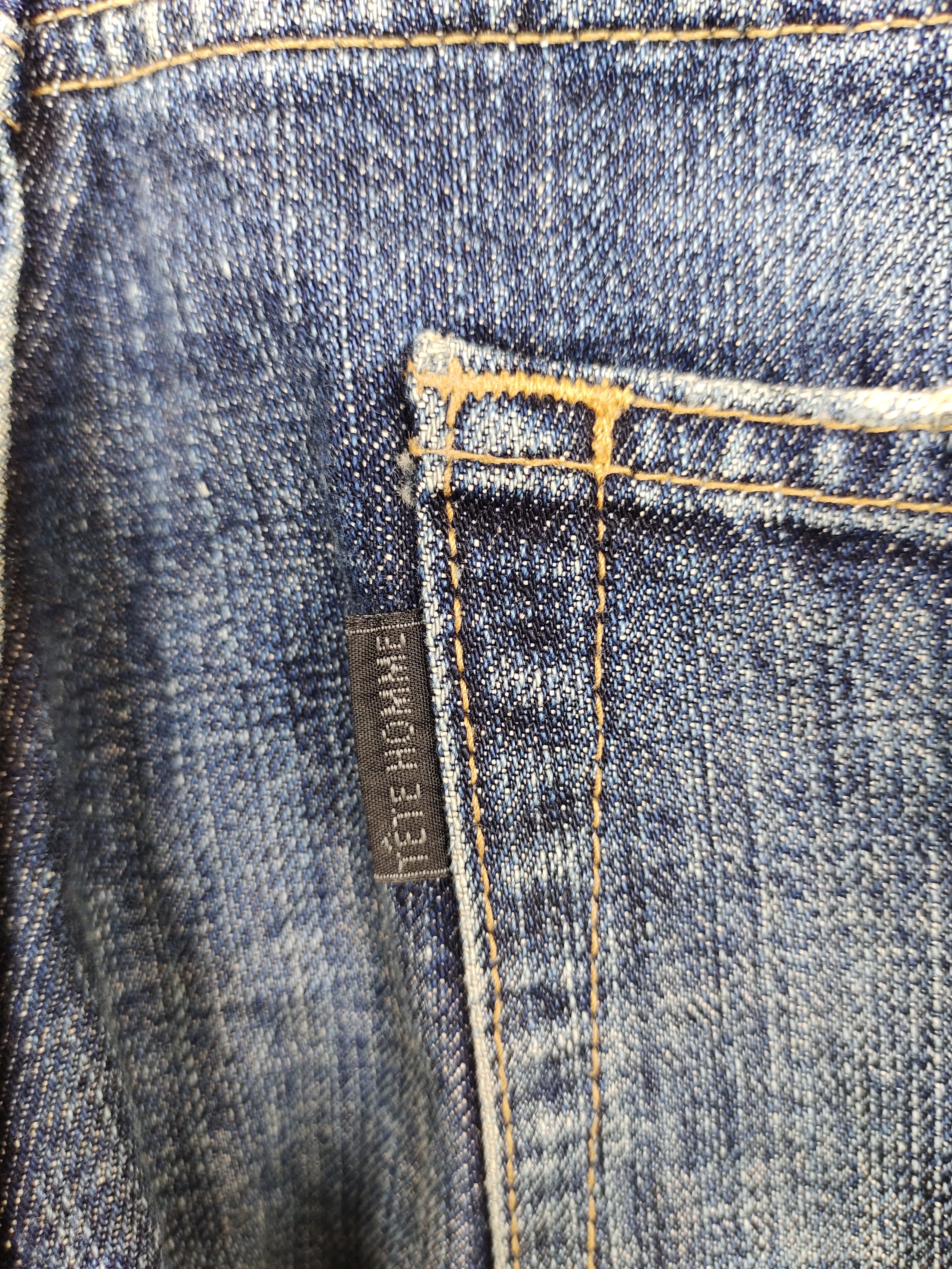 Tete Homme Tete Homme By Issey Miyake Distressed Denim Jeans Size US 30 / EU 46 - 11 Thumbnail