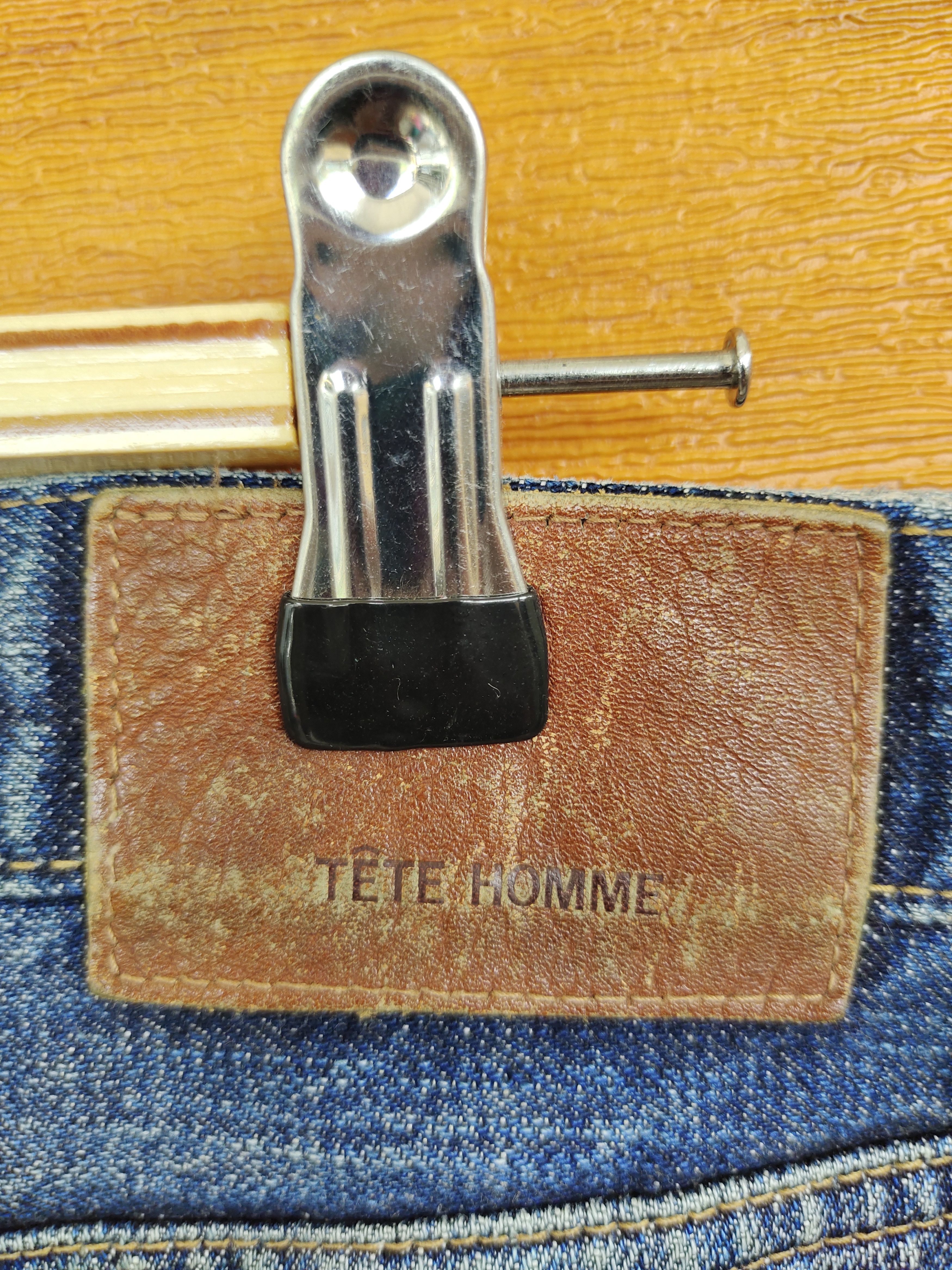 Tete Homme Tete Homme By Issey Miyake Distressed Denim Jeans Size US 30 / EU 46 - 10 Thumbnail