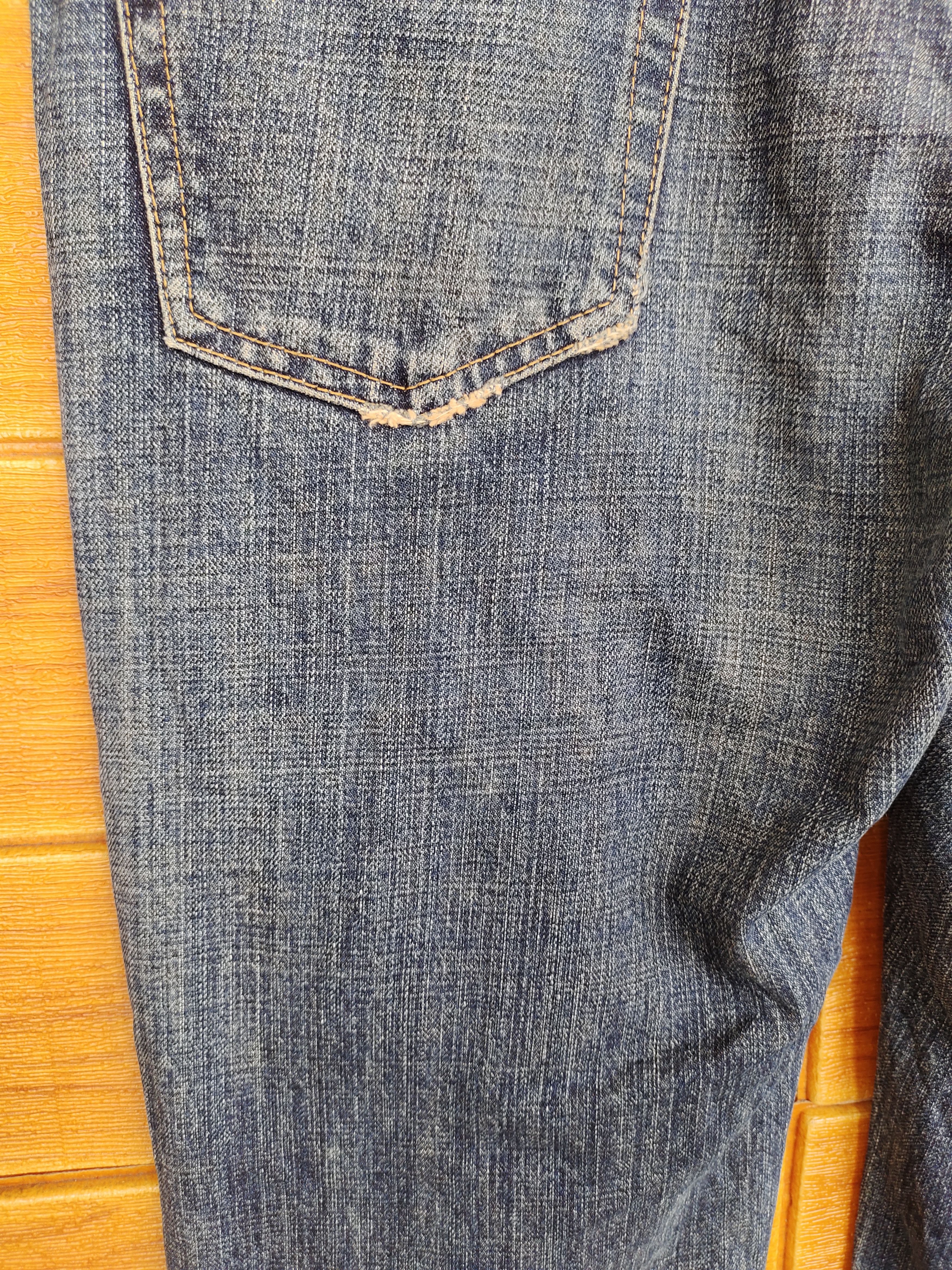 Tete Homme Tete Homme By Issey Miyake Distressed Denim Jeans Size US 30 / EU 46 - 13 Thumbnail