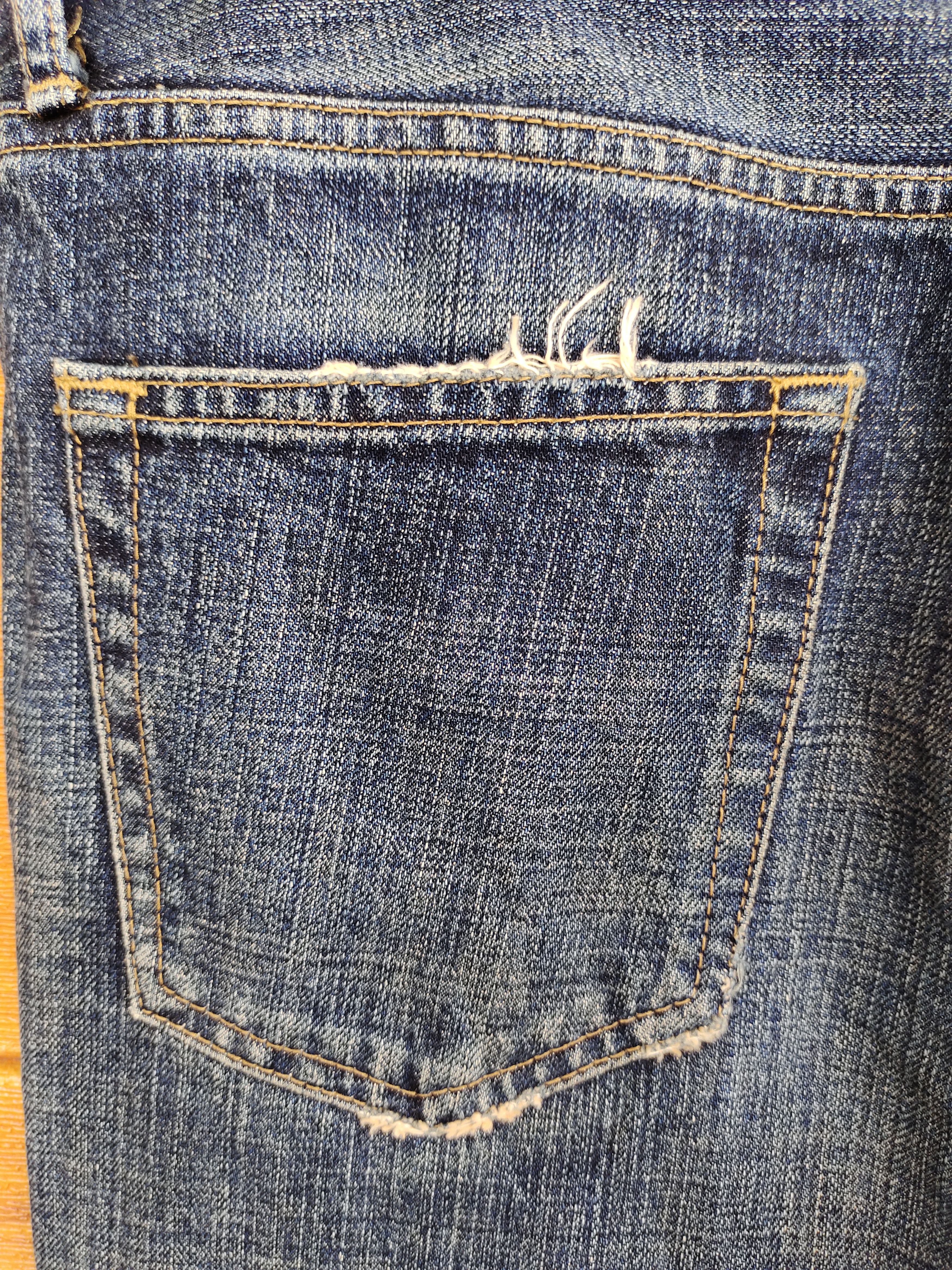 Tete Homme Tete Homme By Issey Miyake Distressed Denim Jeans Size US 30 / EU 46 - 17 Thumbnail