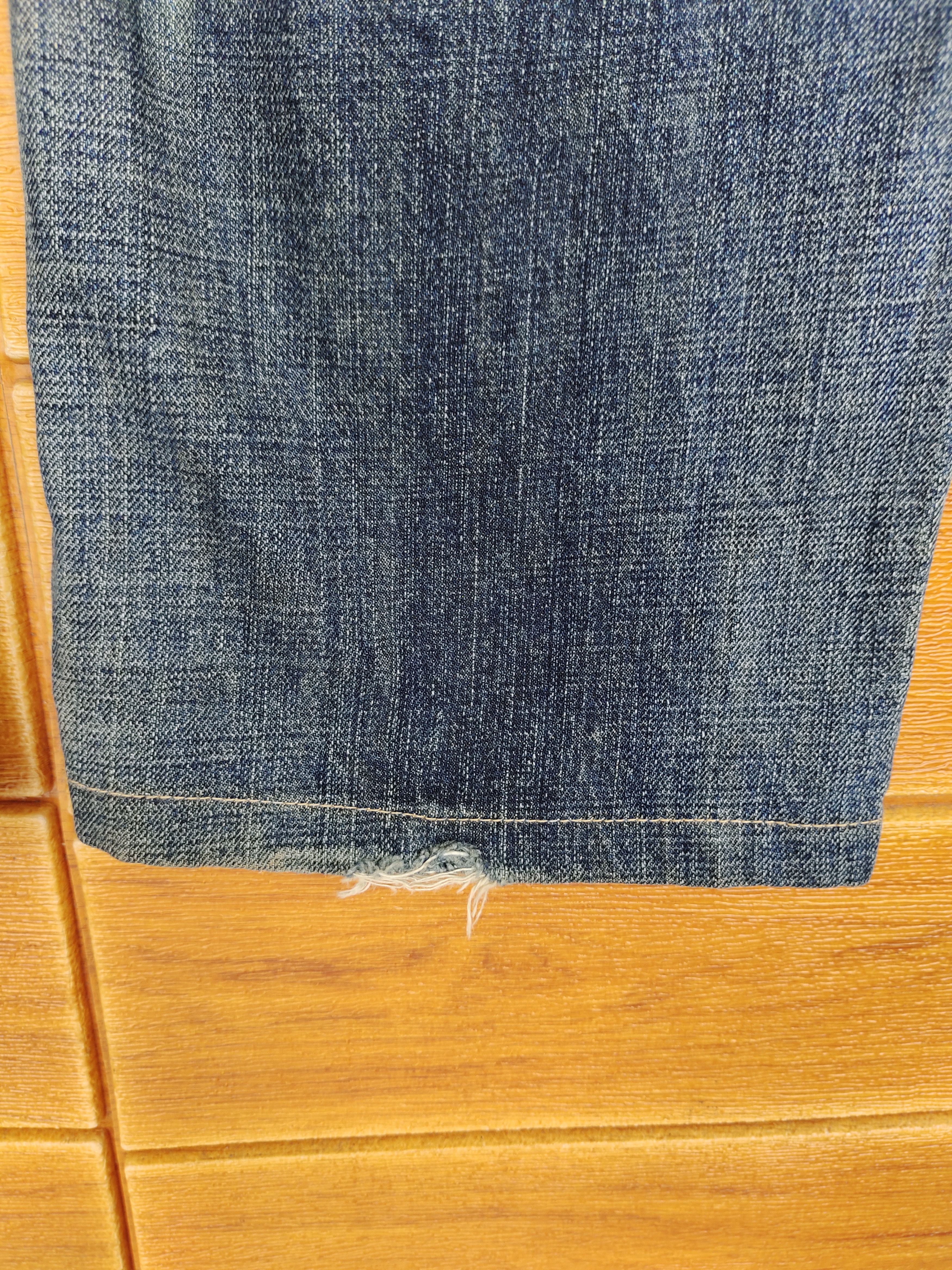 Tete Homme Tete Homme By Issey Miyake Distressed Denim Jeans Size US 30 / EU 46 - 16 Thumbnail